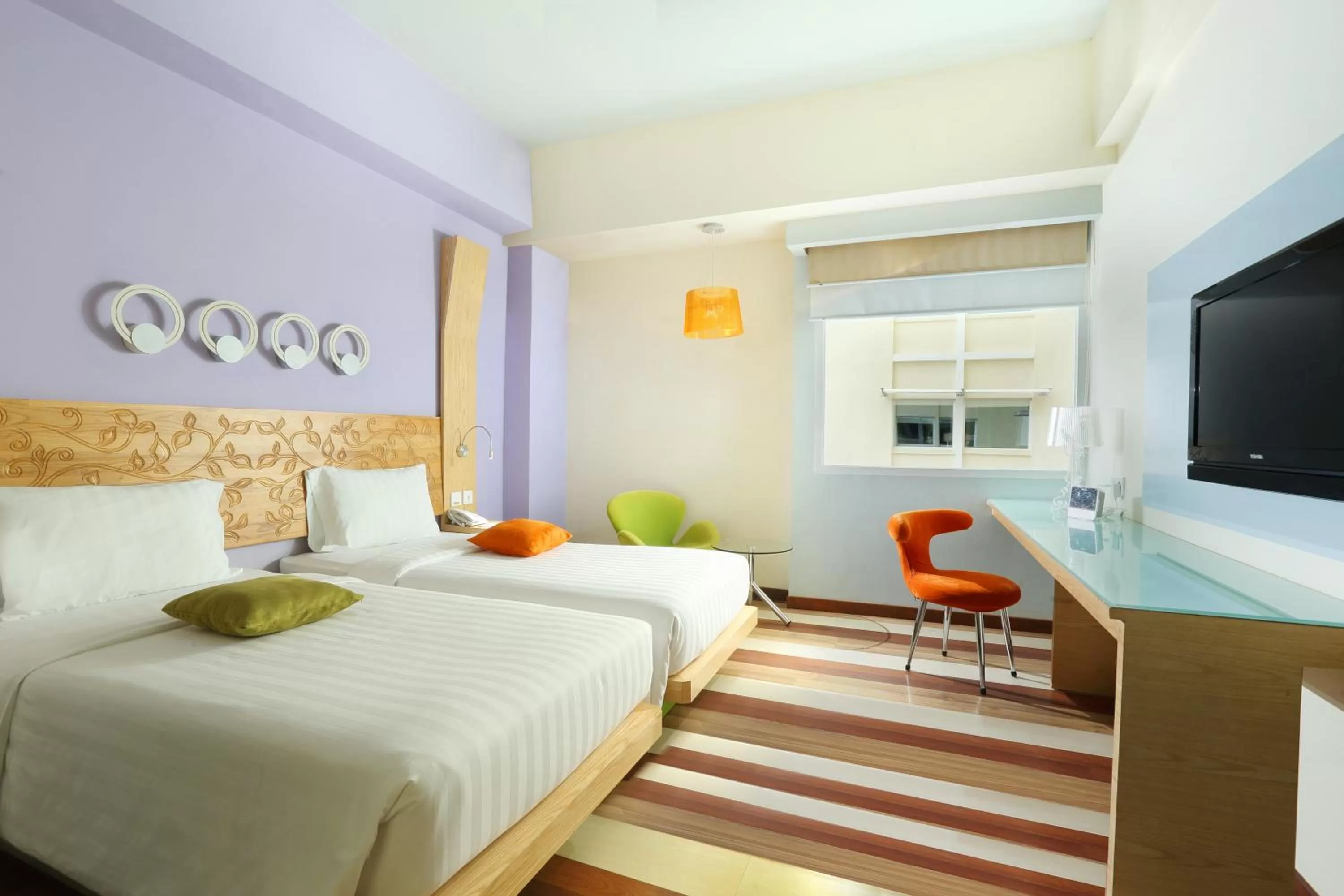 Bedroom, Bed in ibis Styles Yogyakarta