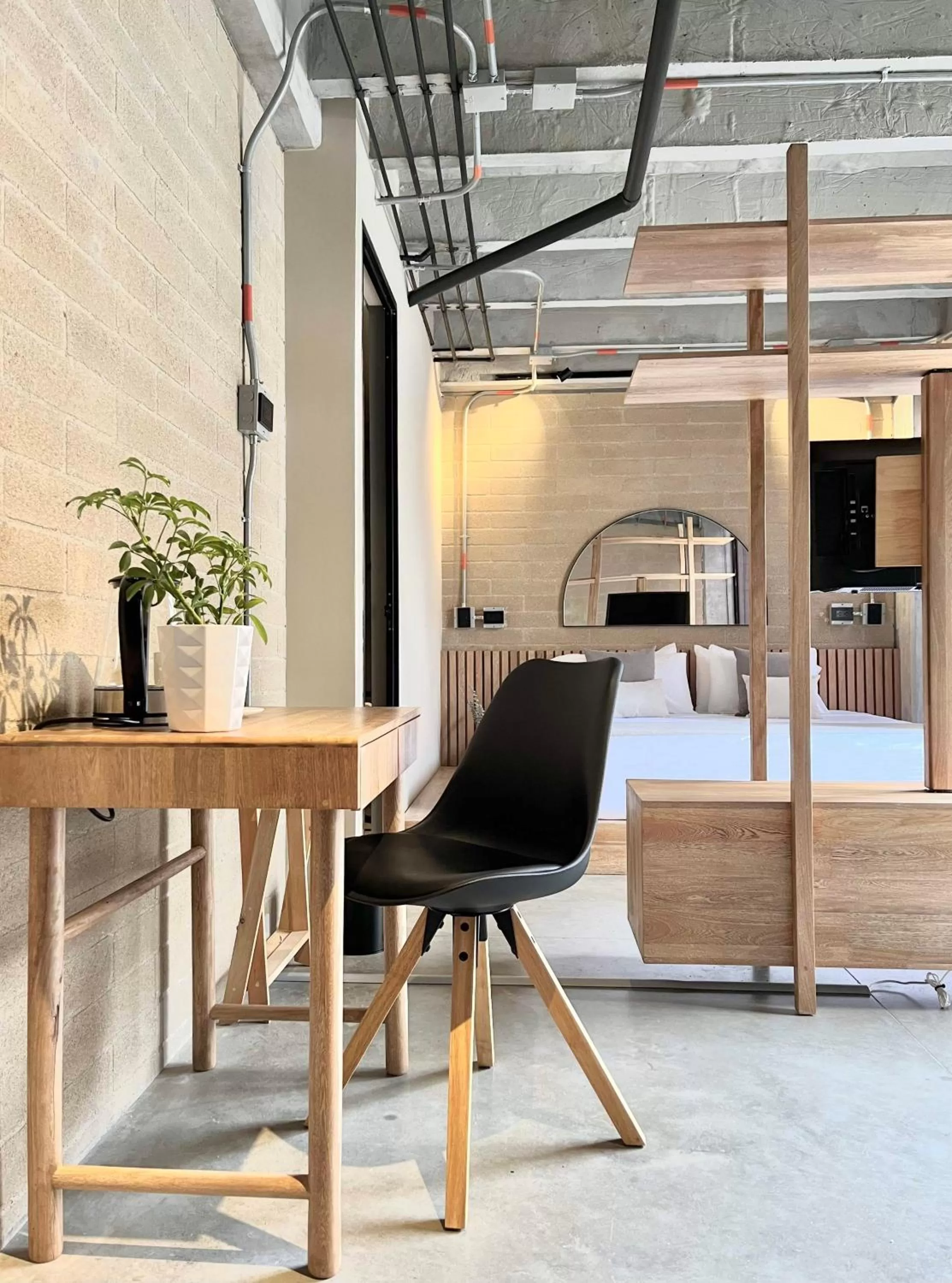 Seating area, Bed in Beminimal Hotel