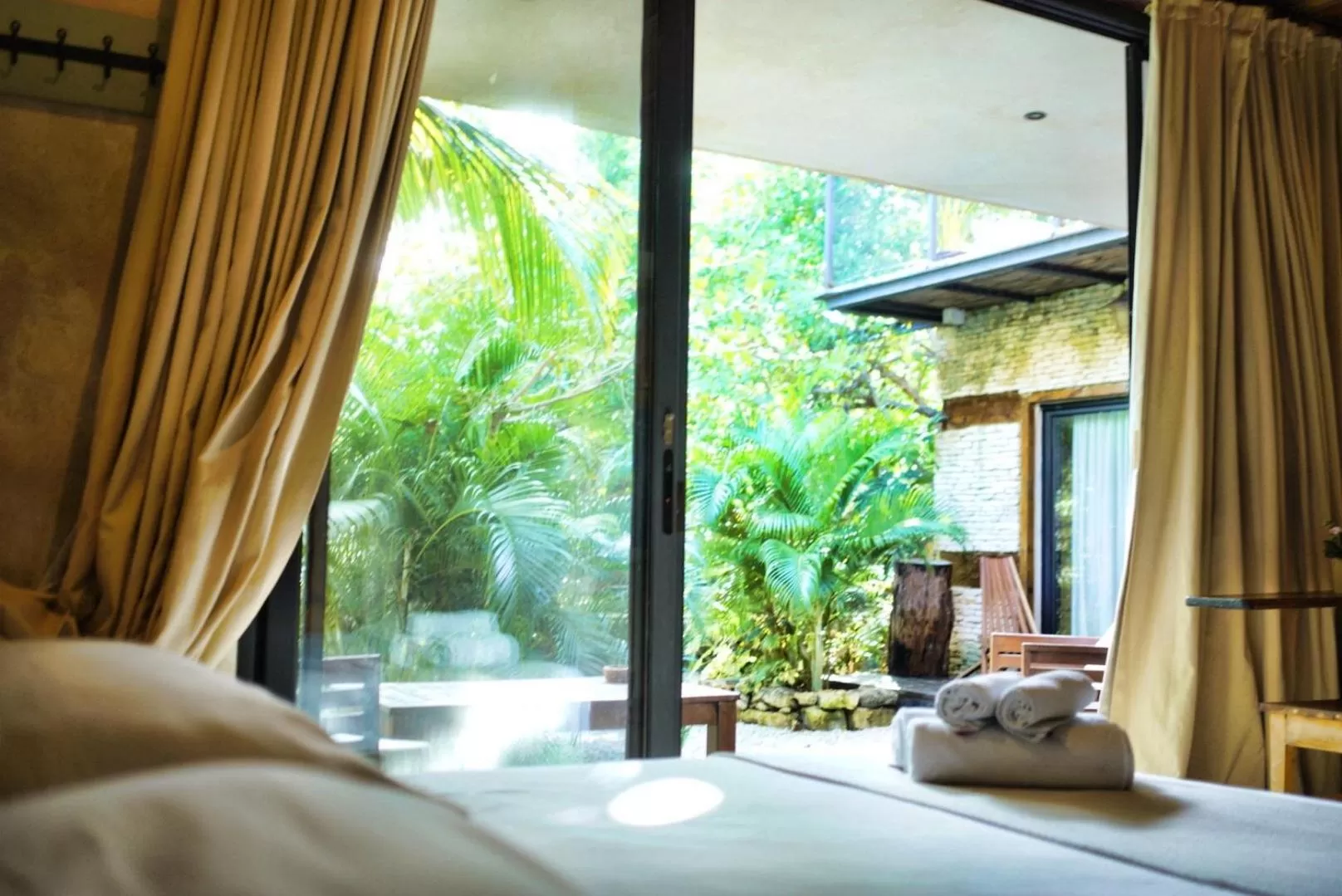 Patio, Bed in Suites Tulum