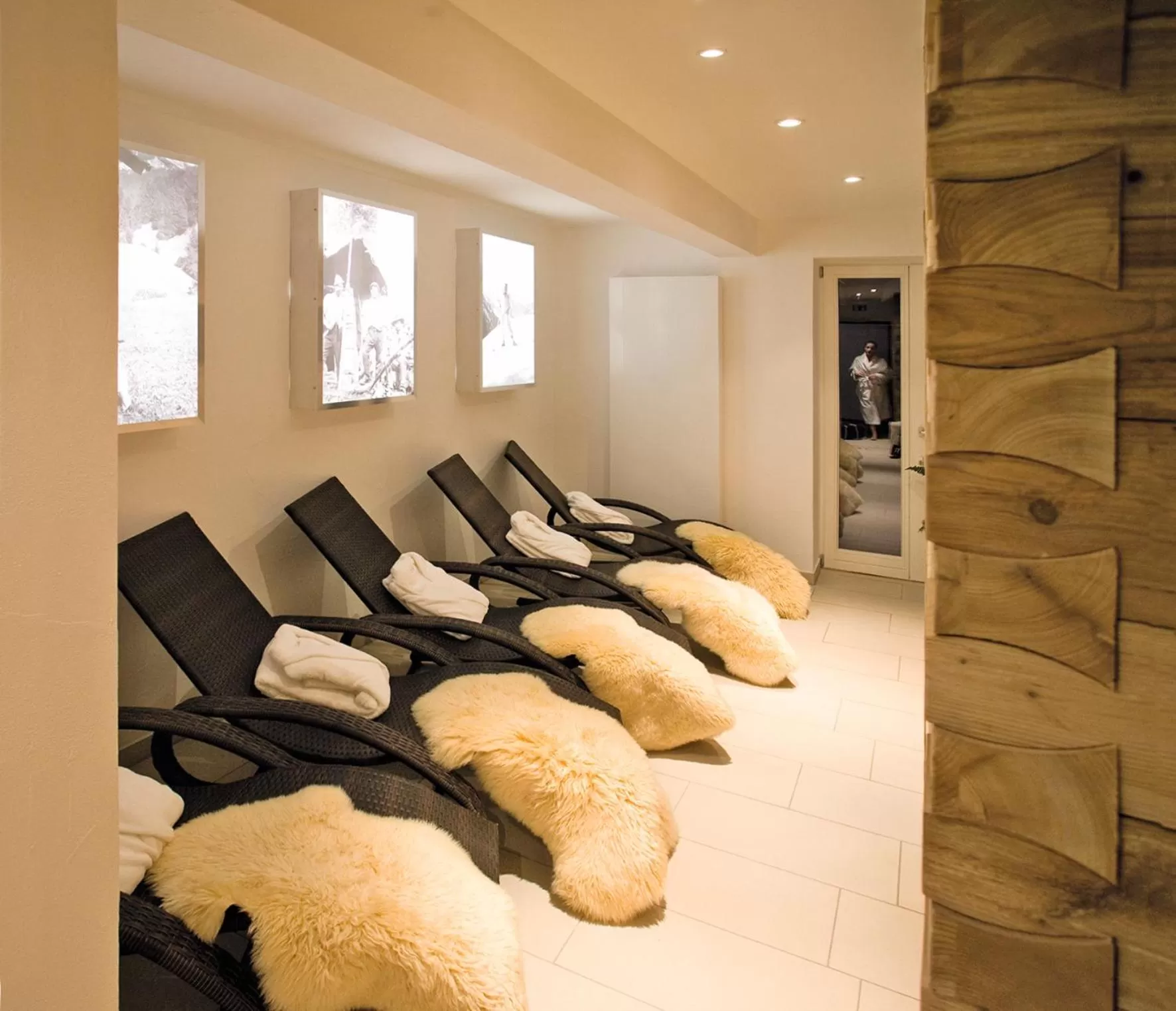 Sauna in Alpin Lifestyle Hotel Löwen & Strauss