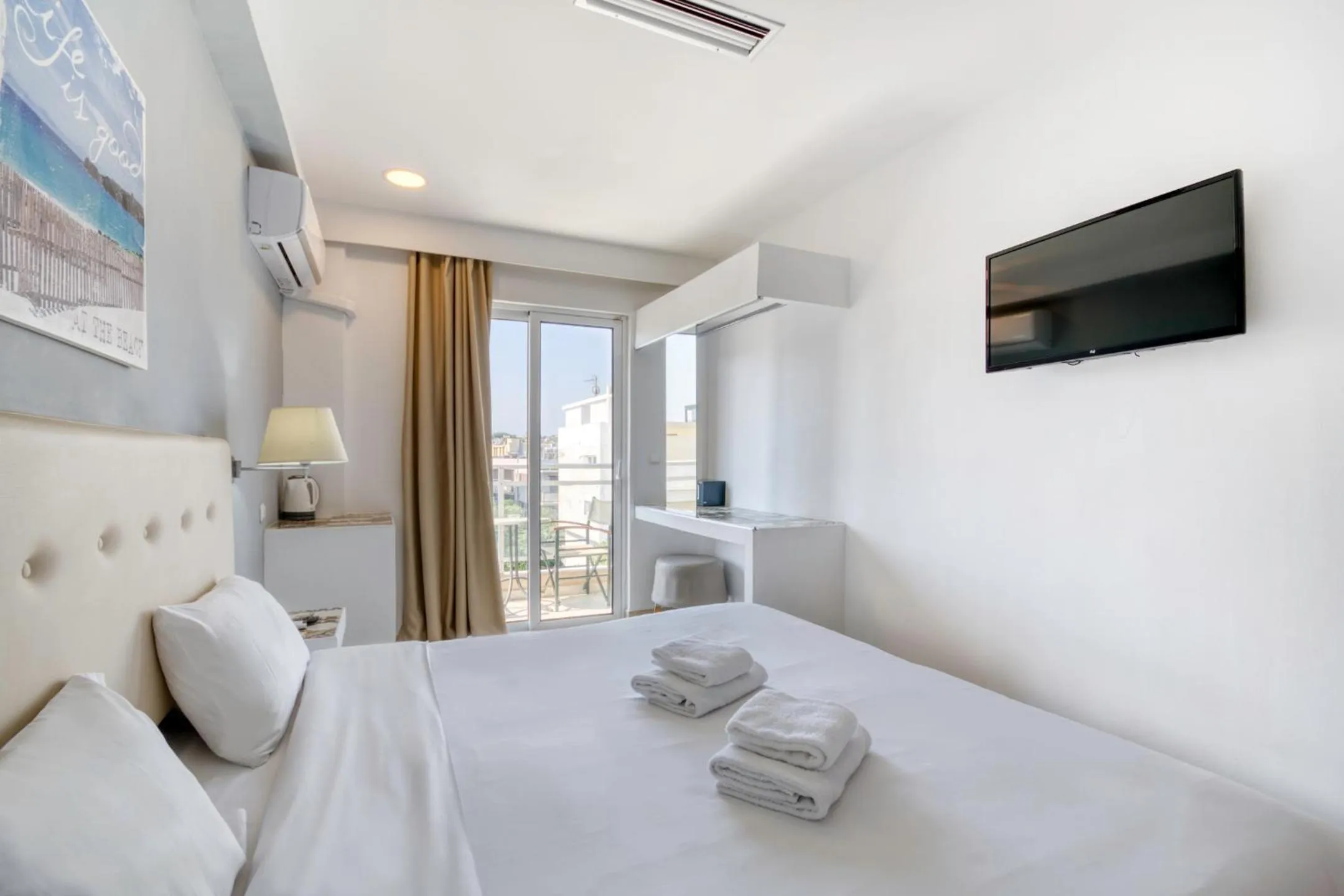 Bed in Astron Hotel Rhodes