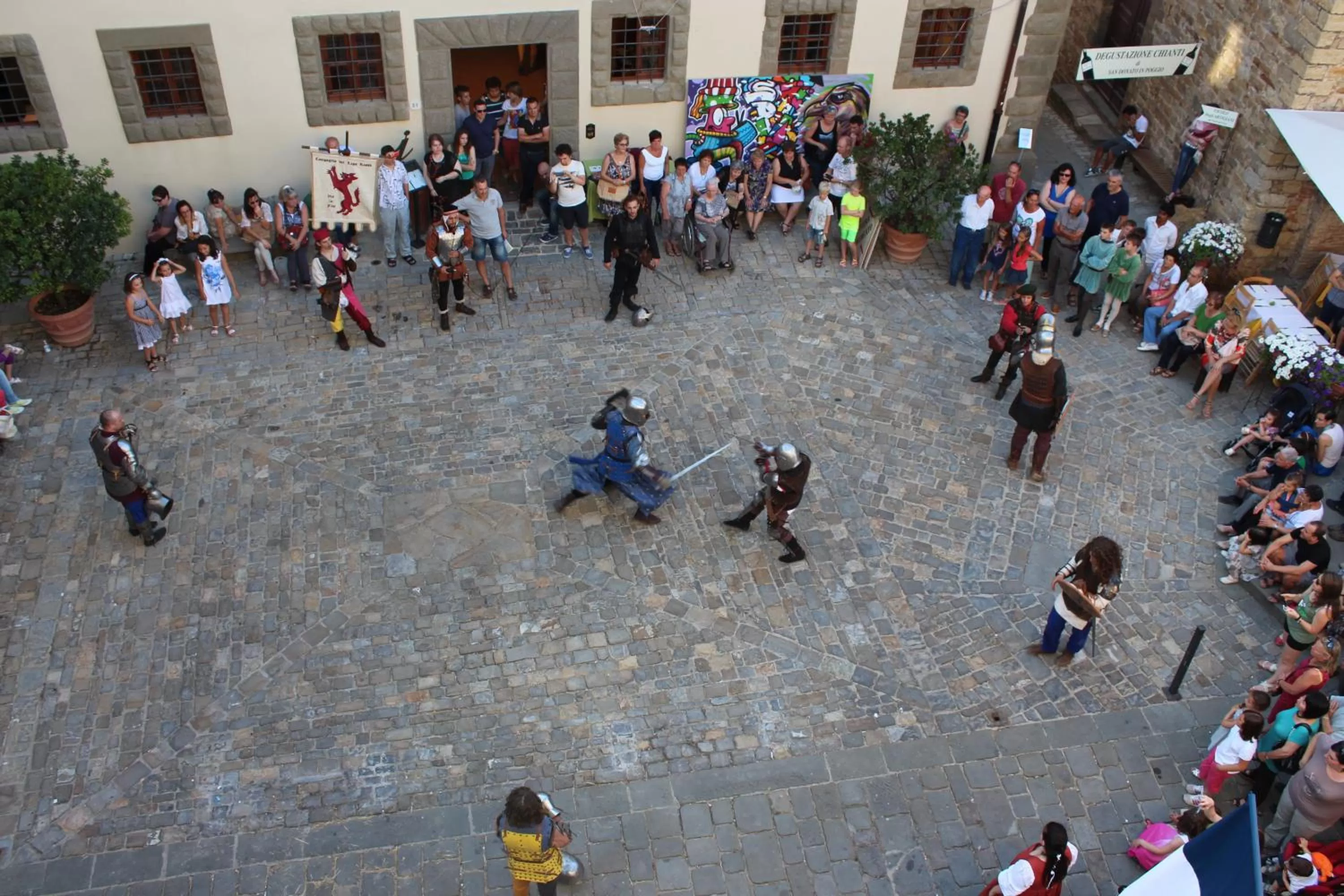 Evening entertainment in Le Terrazze Del Chianti b&b Residenza d'Epoca e di Charme