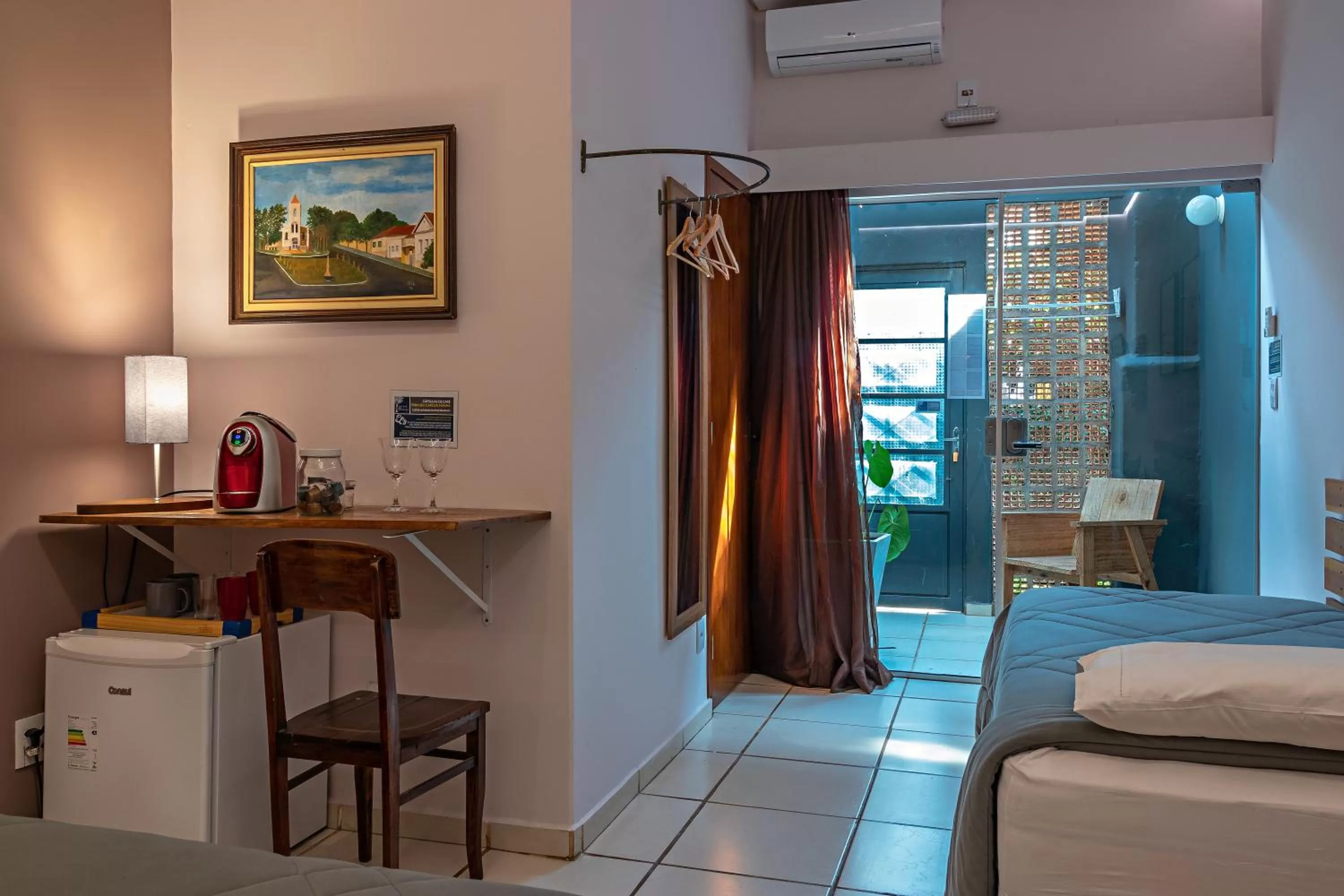 Bed in Suítes no Quintal