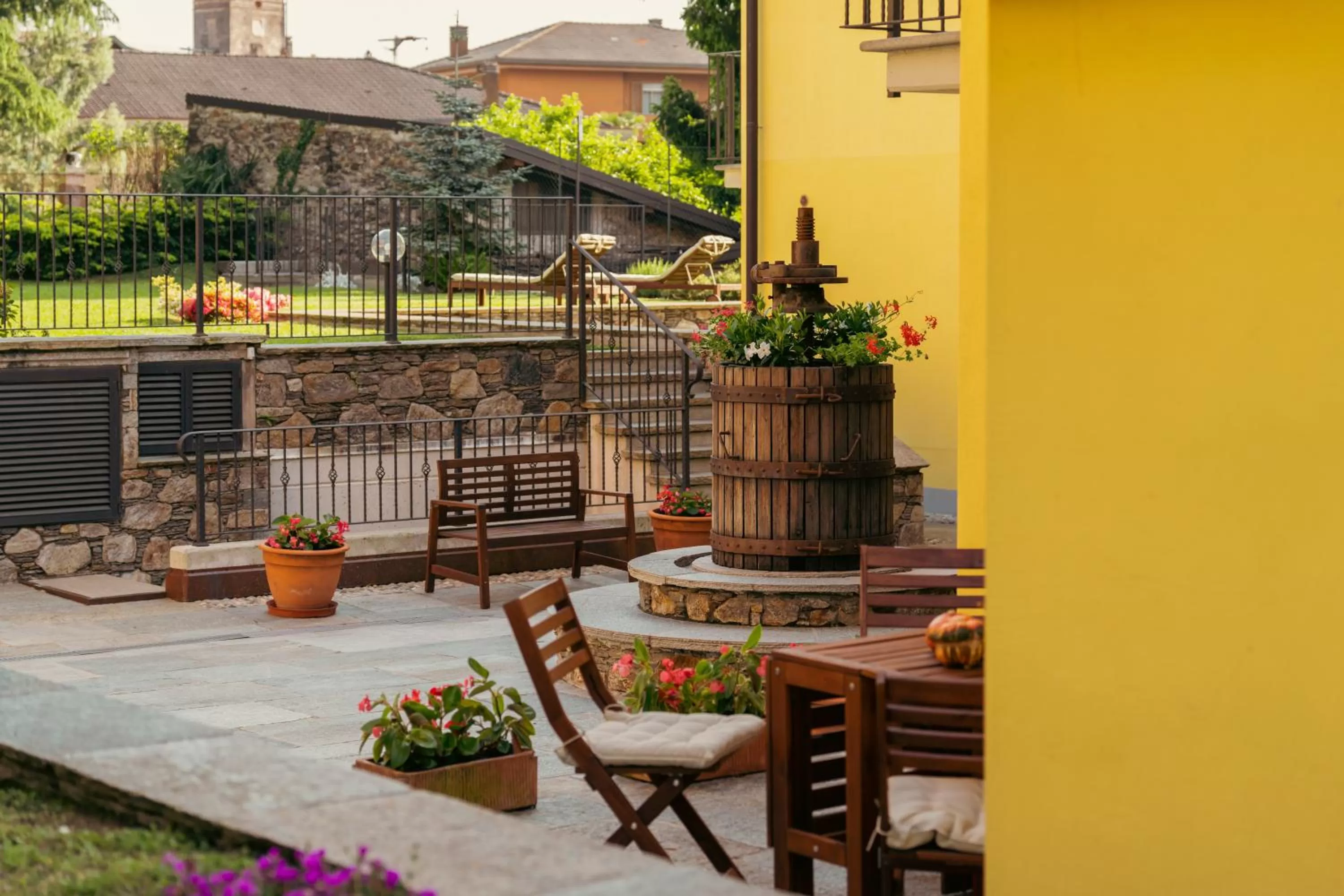 Patio in Residence Antico Torchio