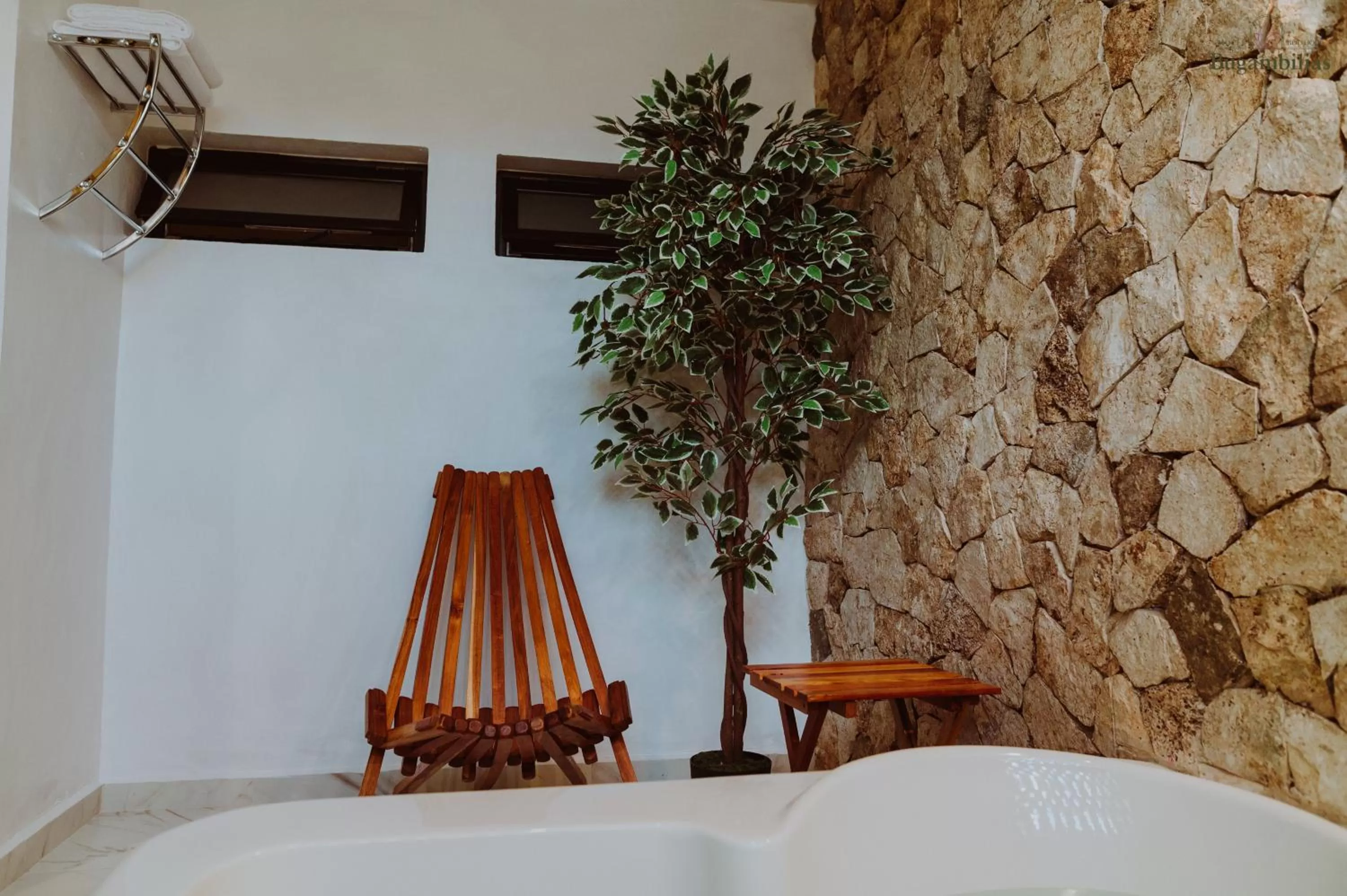 Bathroom in Hotel Boutique Bugambilias