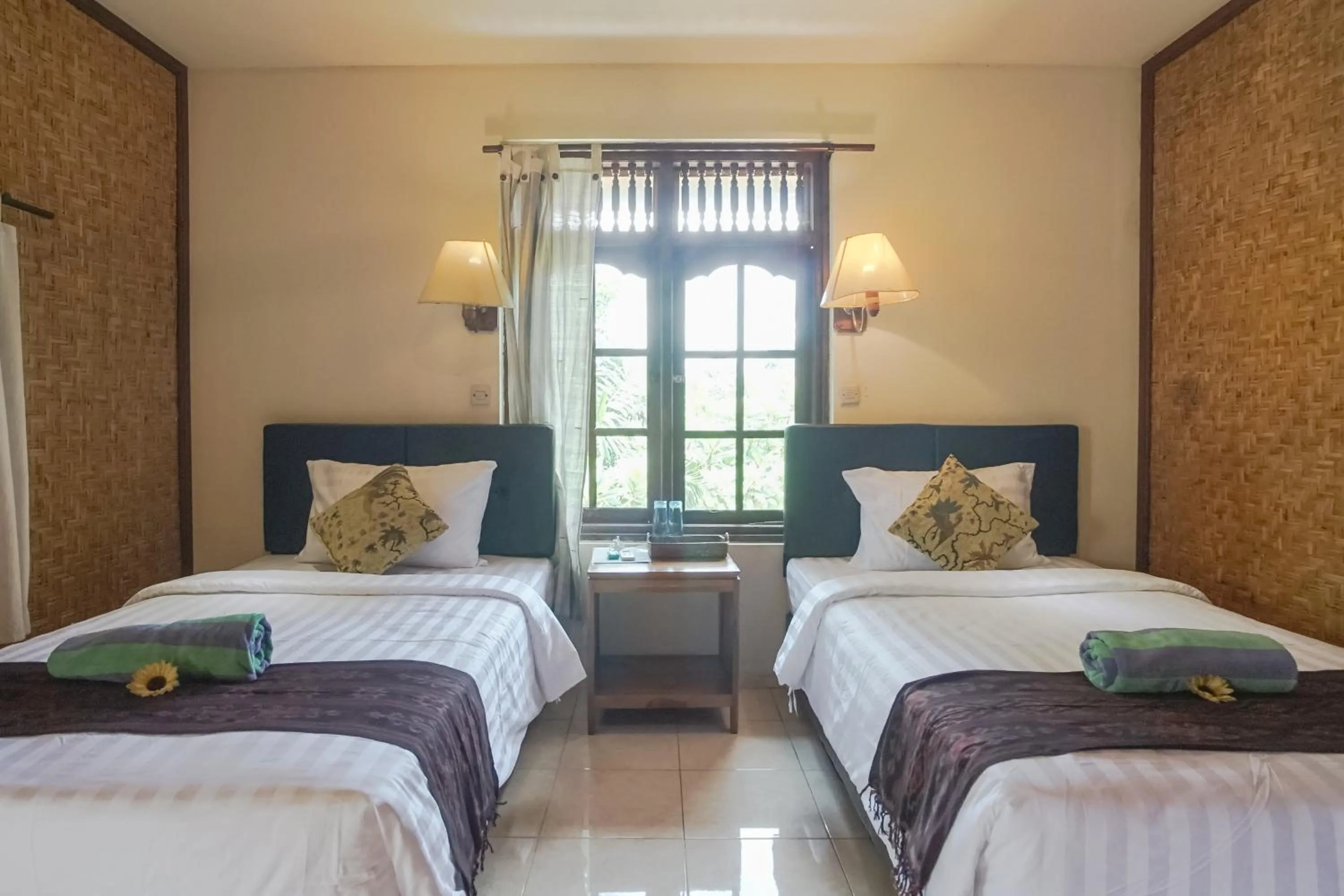 Bed in Ubud Kerta City Hotel