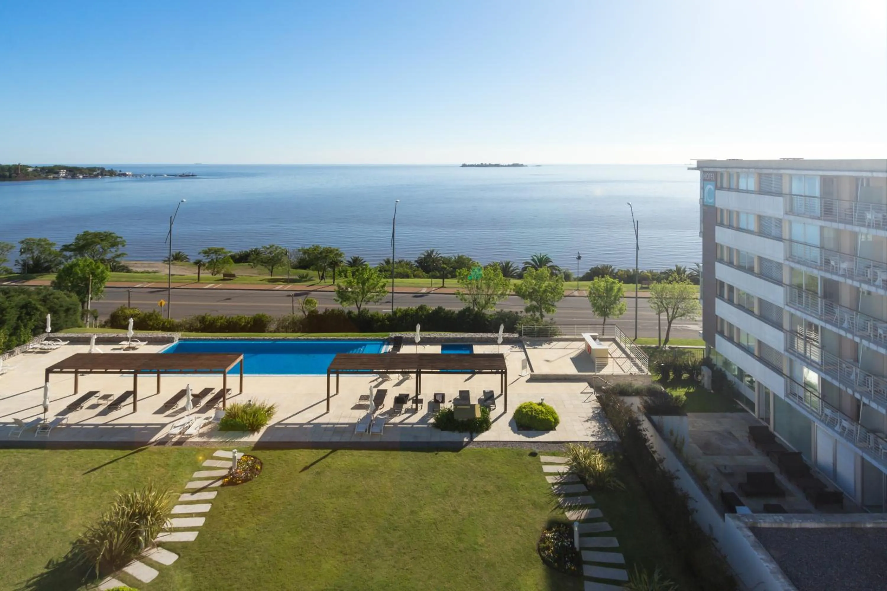 Pool view in Real Colonia Hotel & Suites