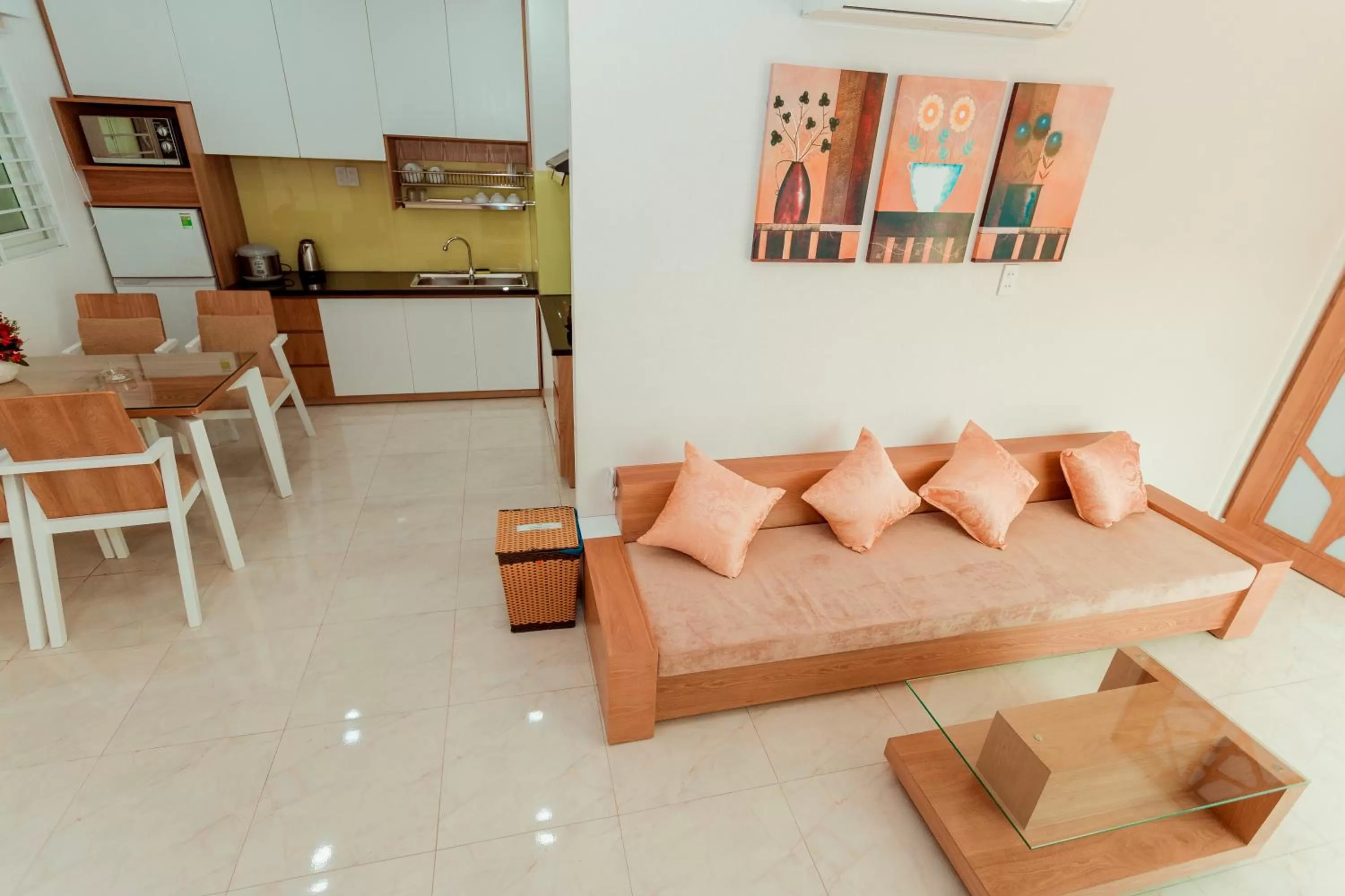 Photo of the whole room in Gold Ocean Apartment Nha Trang