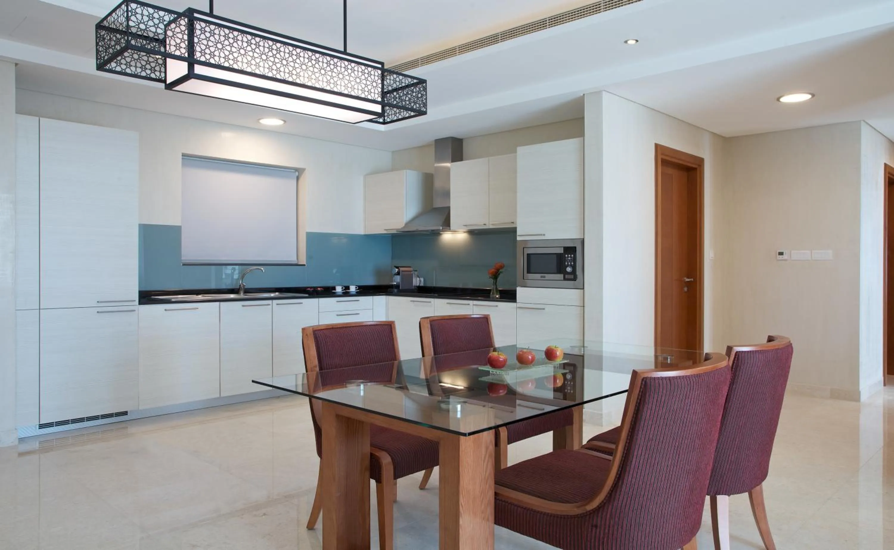 Kitchen or kitchenette in Millennium Executive Apartments Muscat