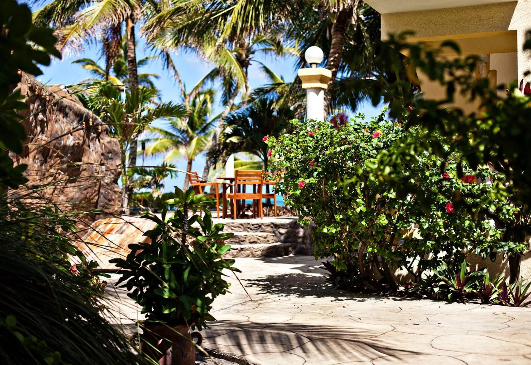 Garden view in Pelican Reef Villas Resort