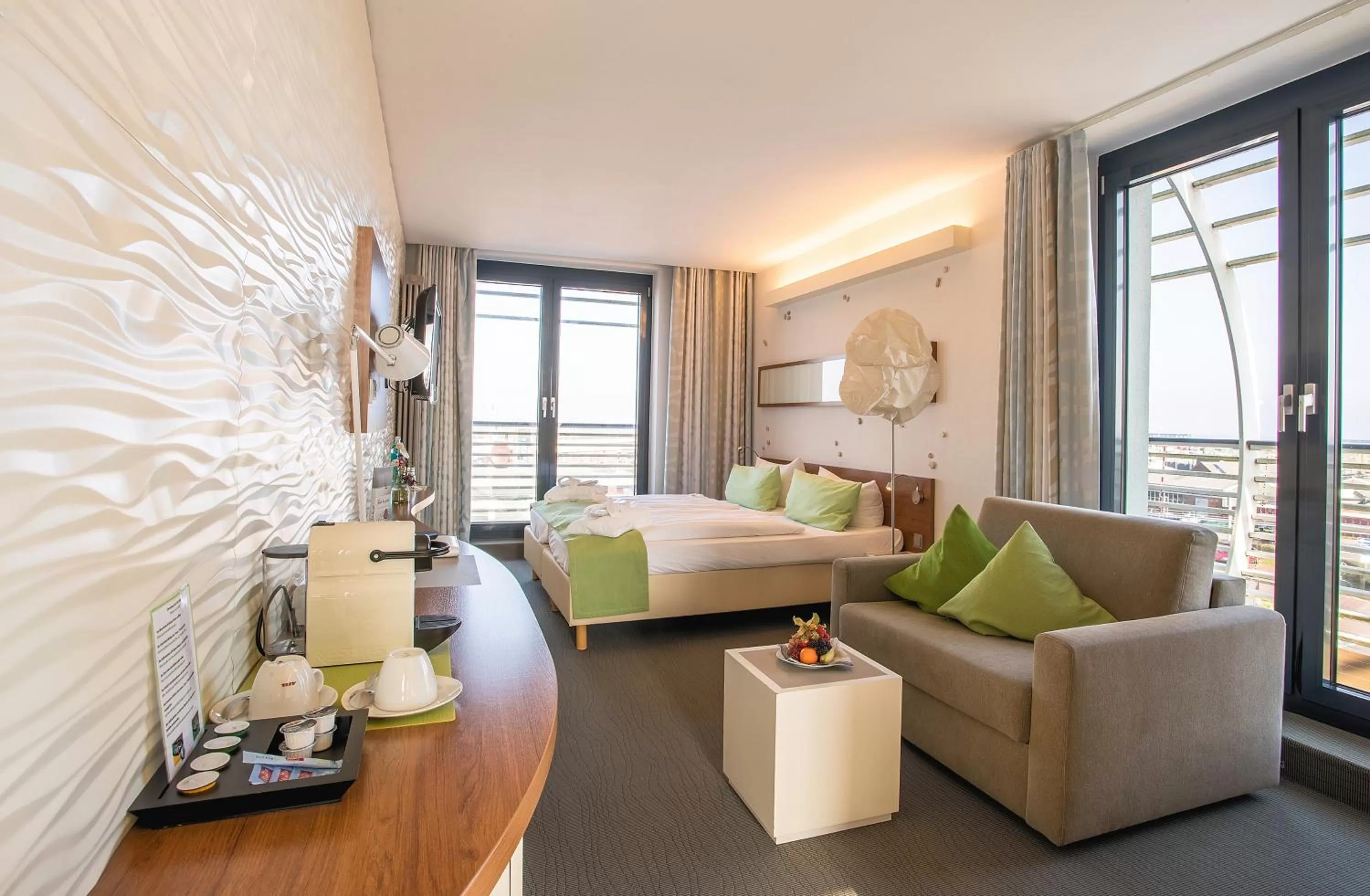 Photo of the whole room, Bed in Hotel Fährhaus