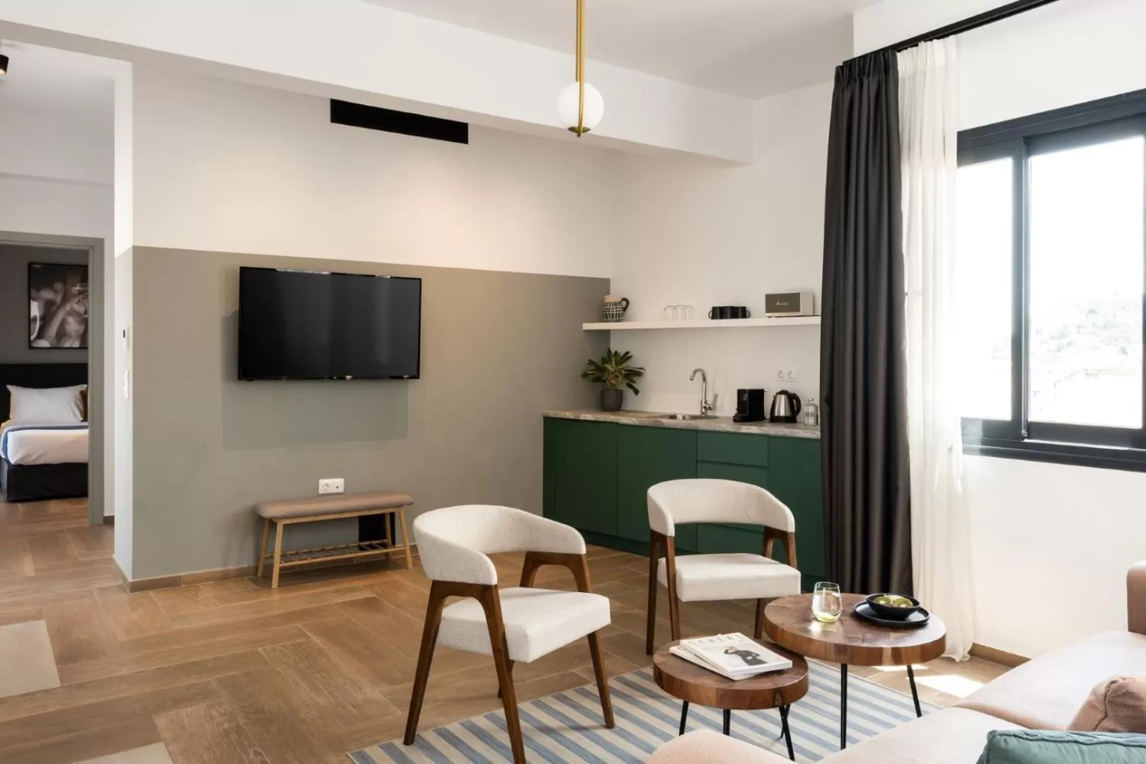 Seating area in Play Theatrou Athens a member of Brown Hotels