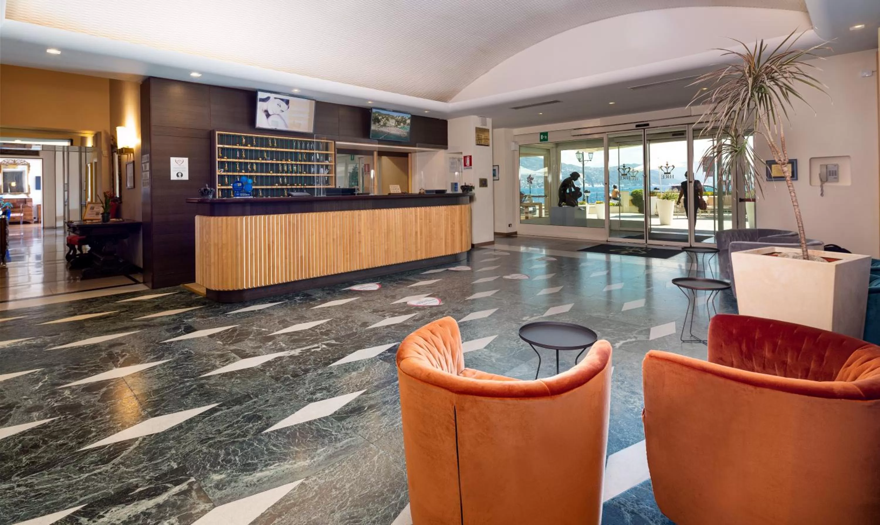 Lobby or reception in Best Western Regina Elena
