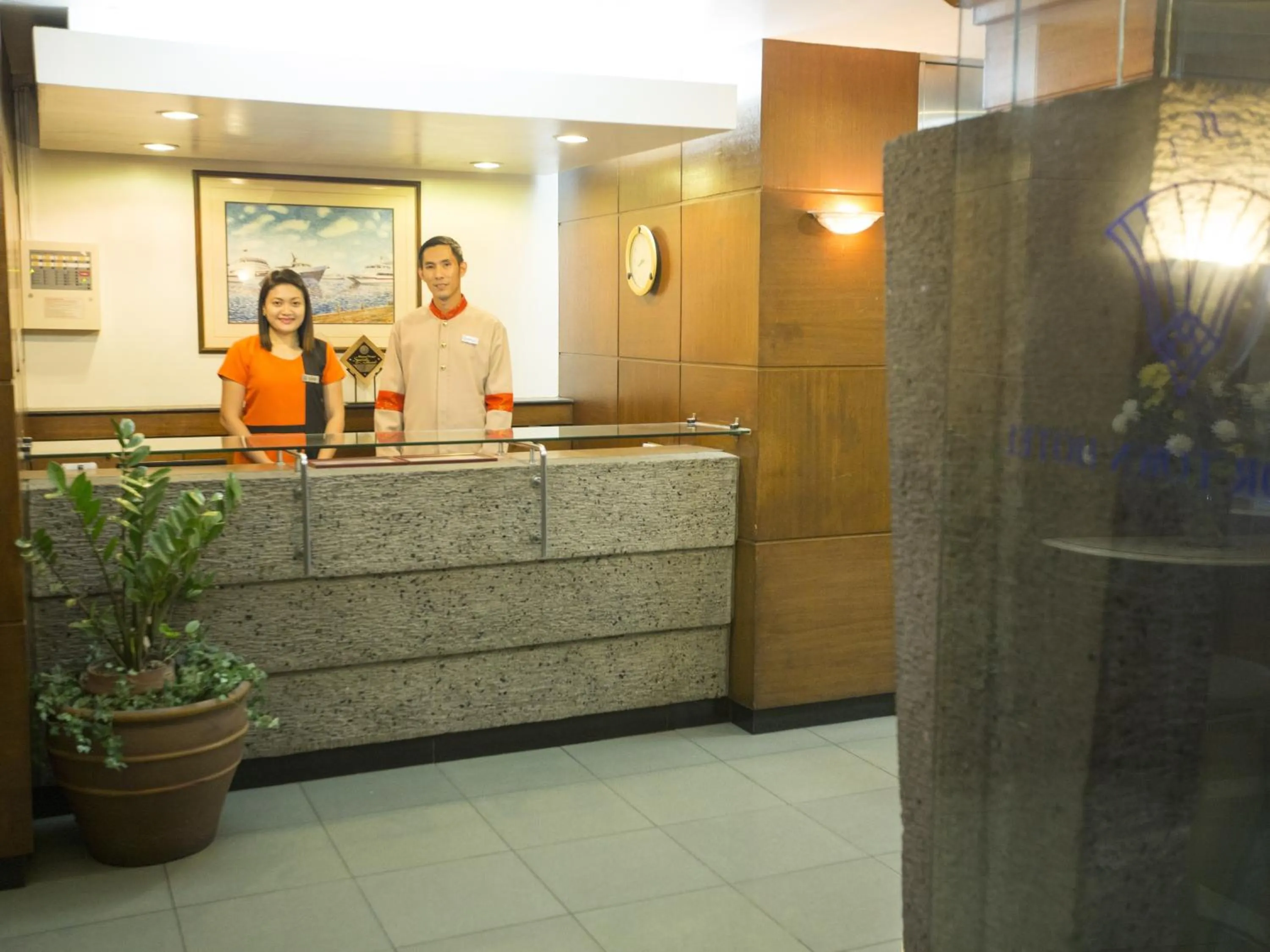 Lobby or reception in Harbor Town Hotel