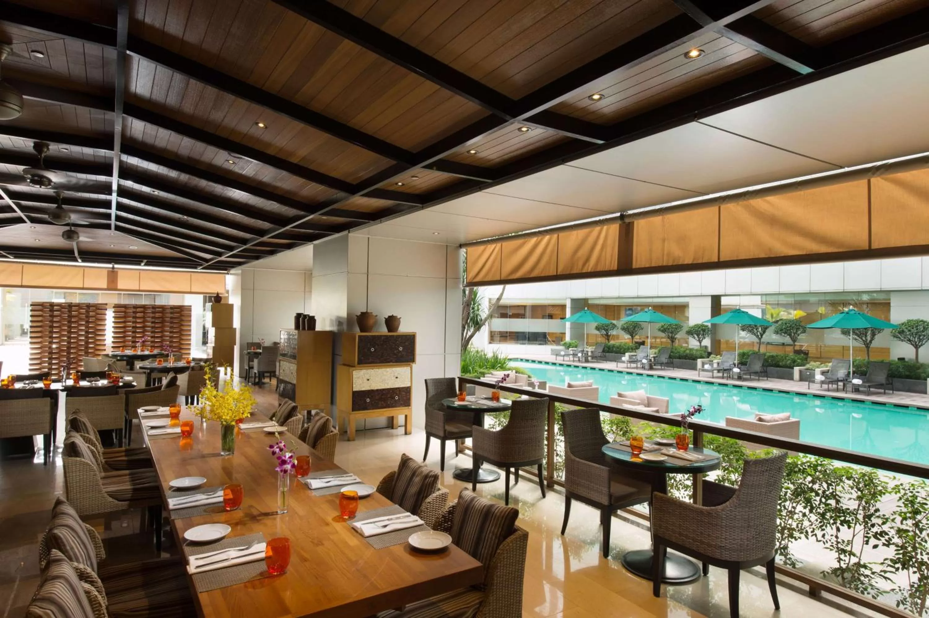 Pool view in DoubleTree By Hilton Kuala Lumpur