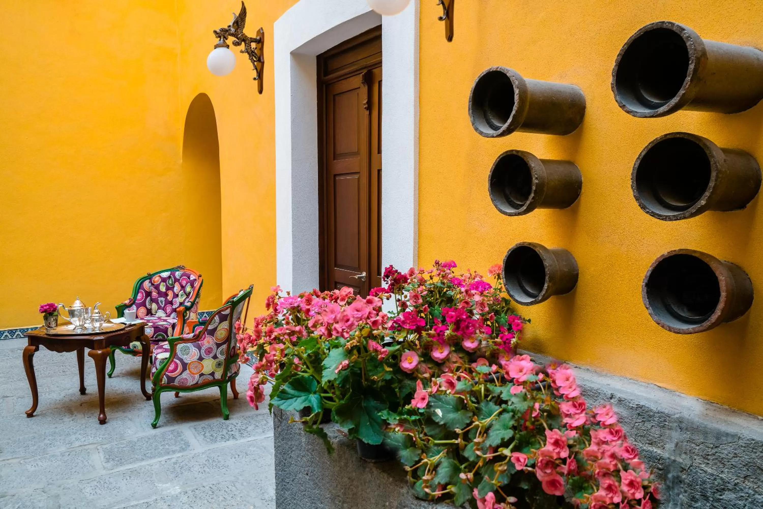 Patio in Hotel Marqués del Ángel