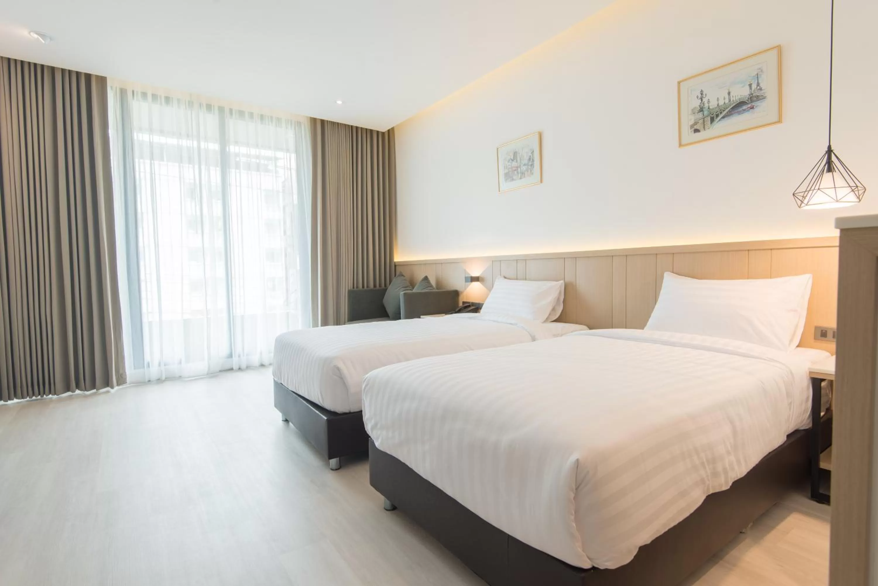 Bed in Madison Bangkok Hotel