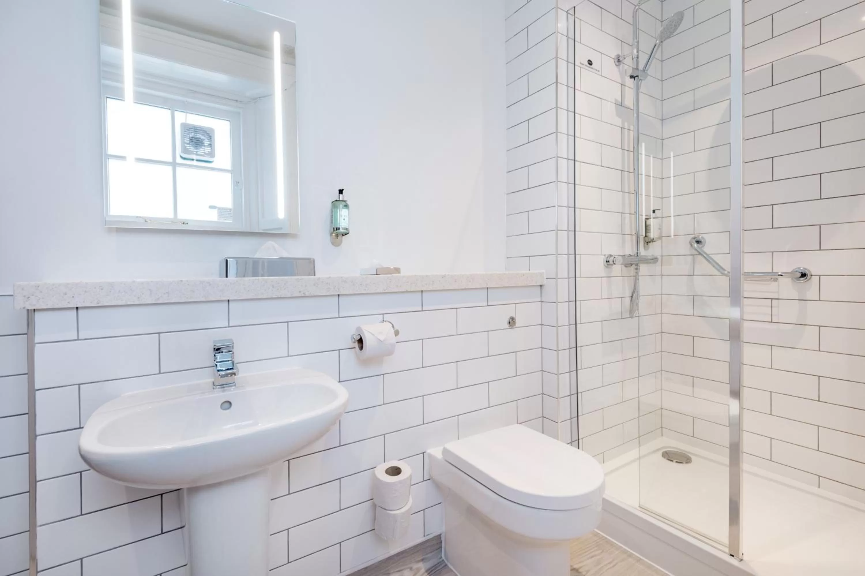 Shower, Bathroom in Toby Carvery Edinburgh West by Innkeeper's Collection