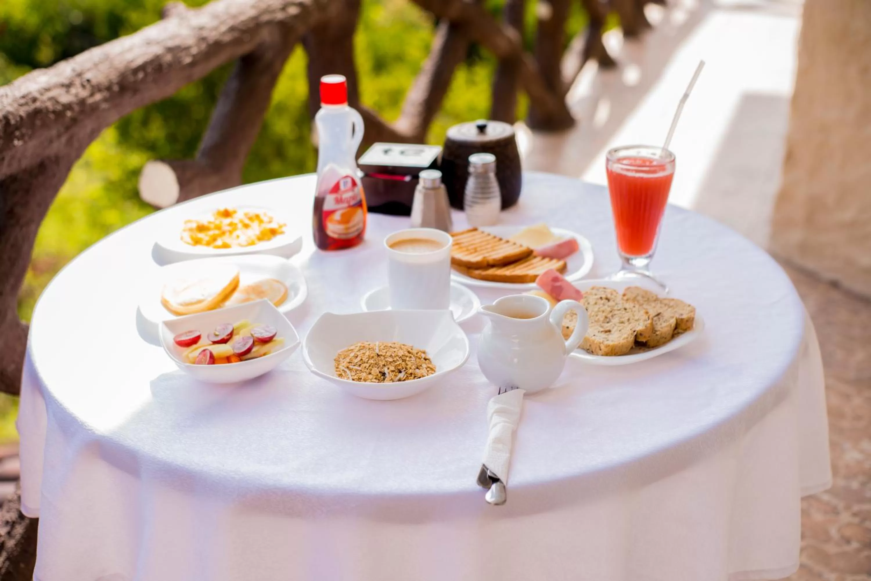 American breakfast in Aldea Real Eco Friendly