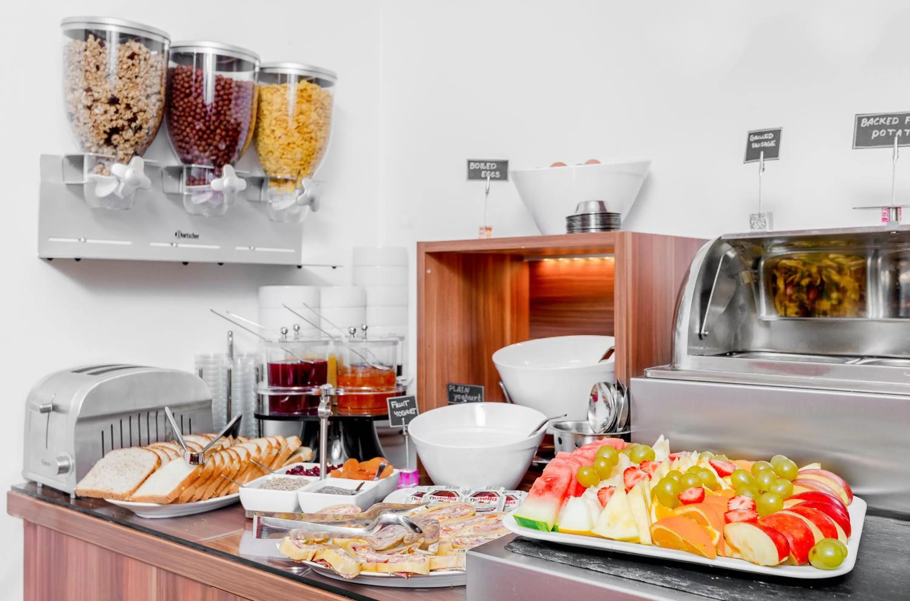 Buffet breakfast in Hotel Residence Green Lobster