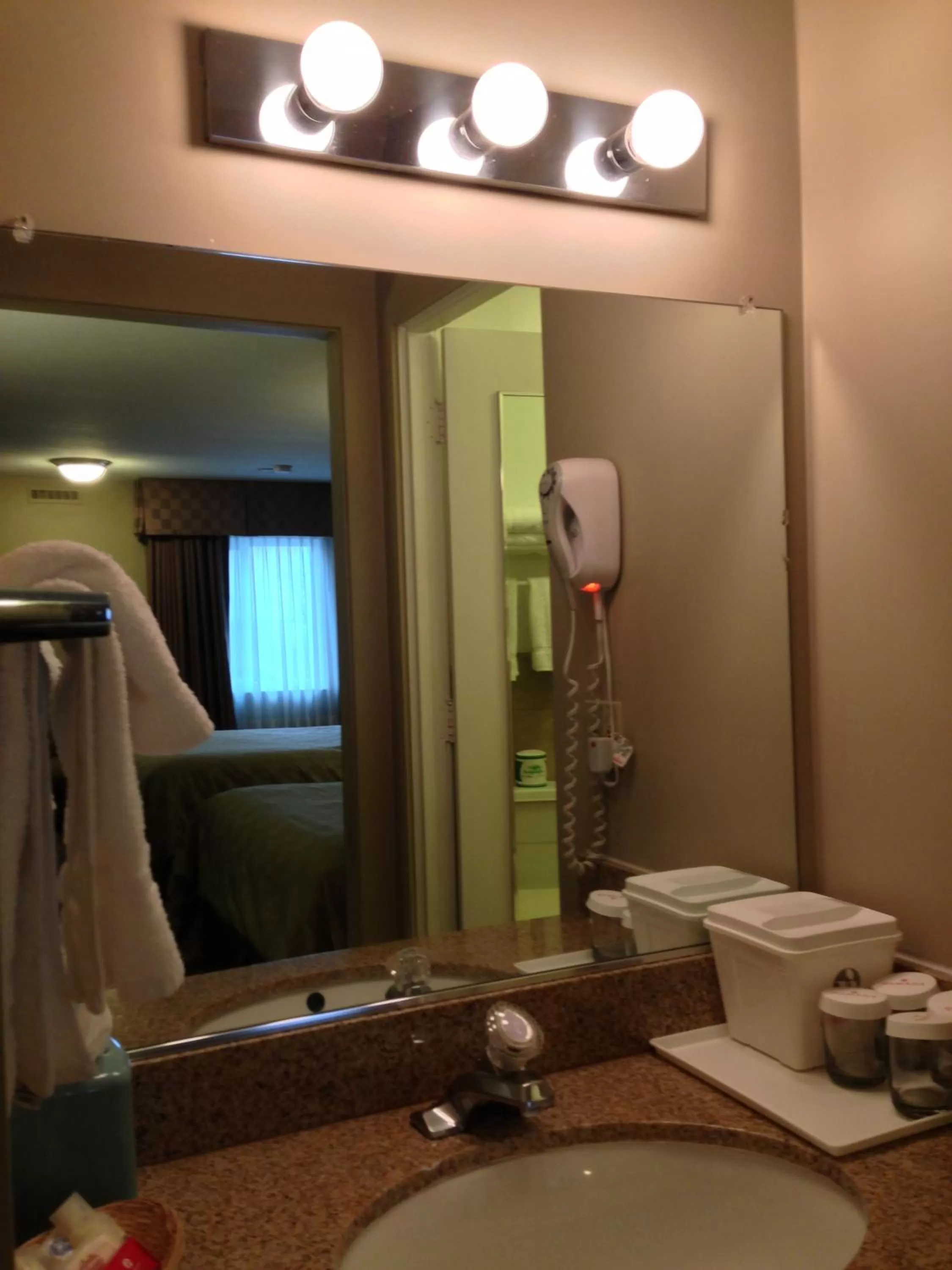 Bathroom in Ramada by Wyndham Fresno North