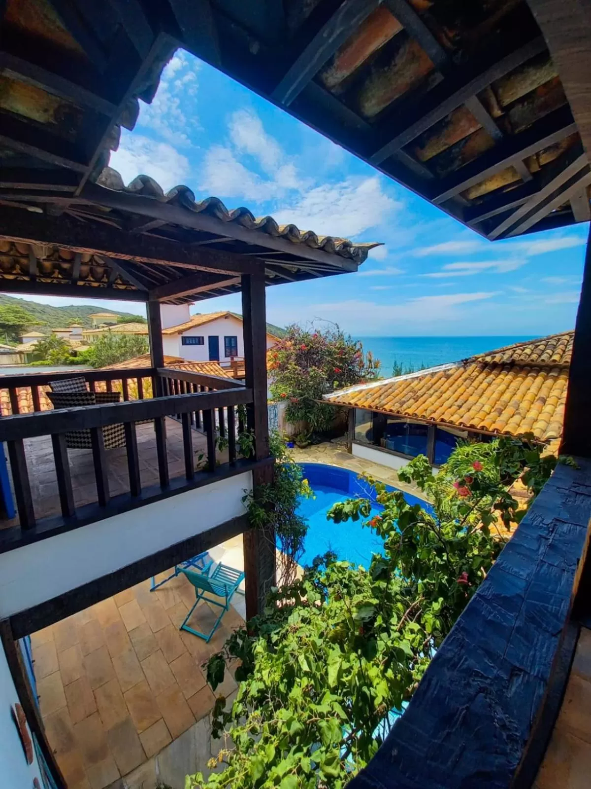 Garden view in Vila Bela-Emília