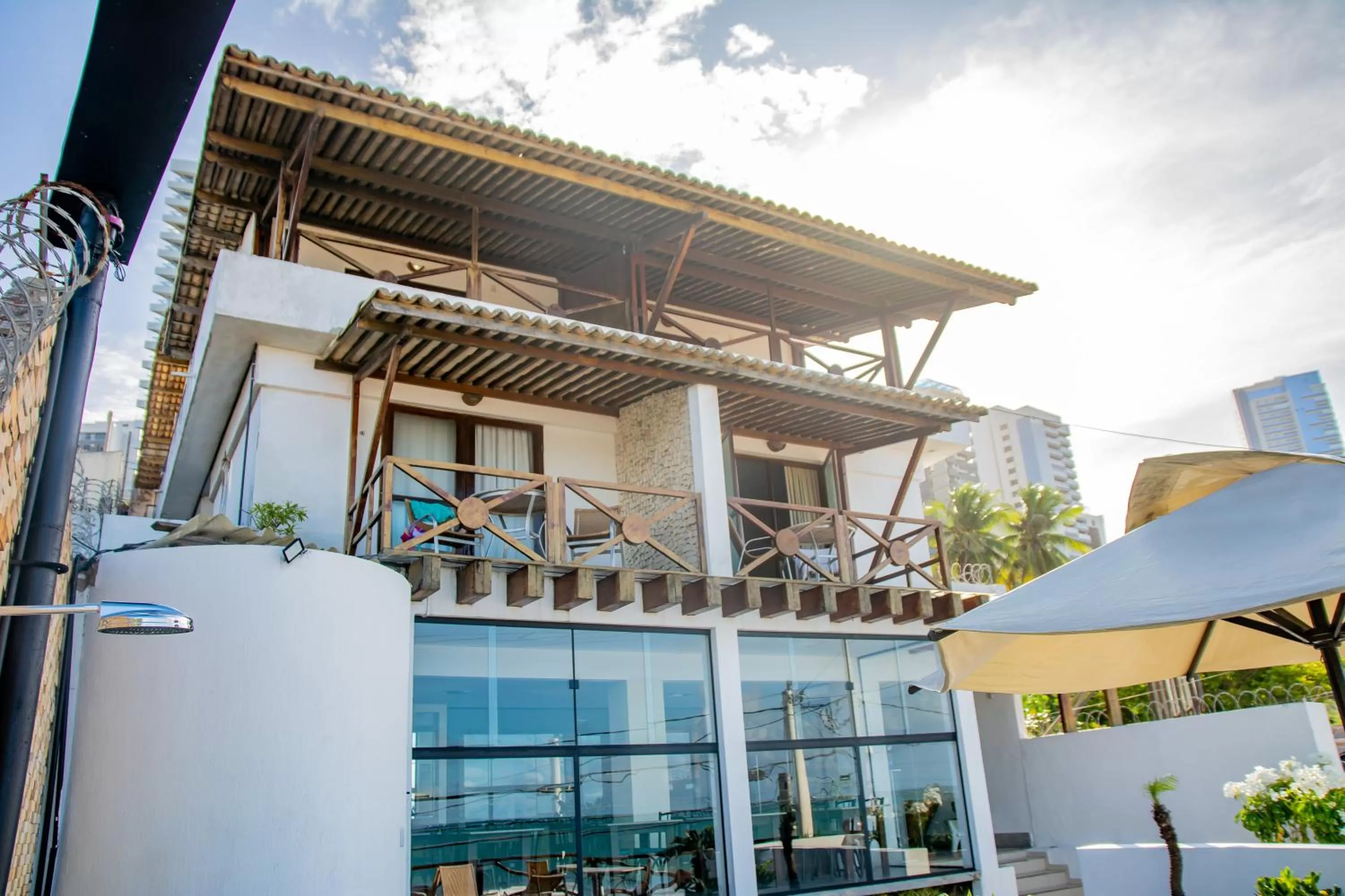 Facade/entrance in La Belle Beach Hotel