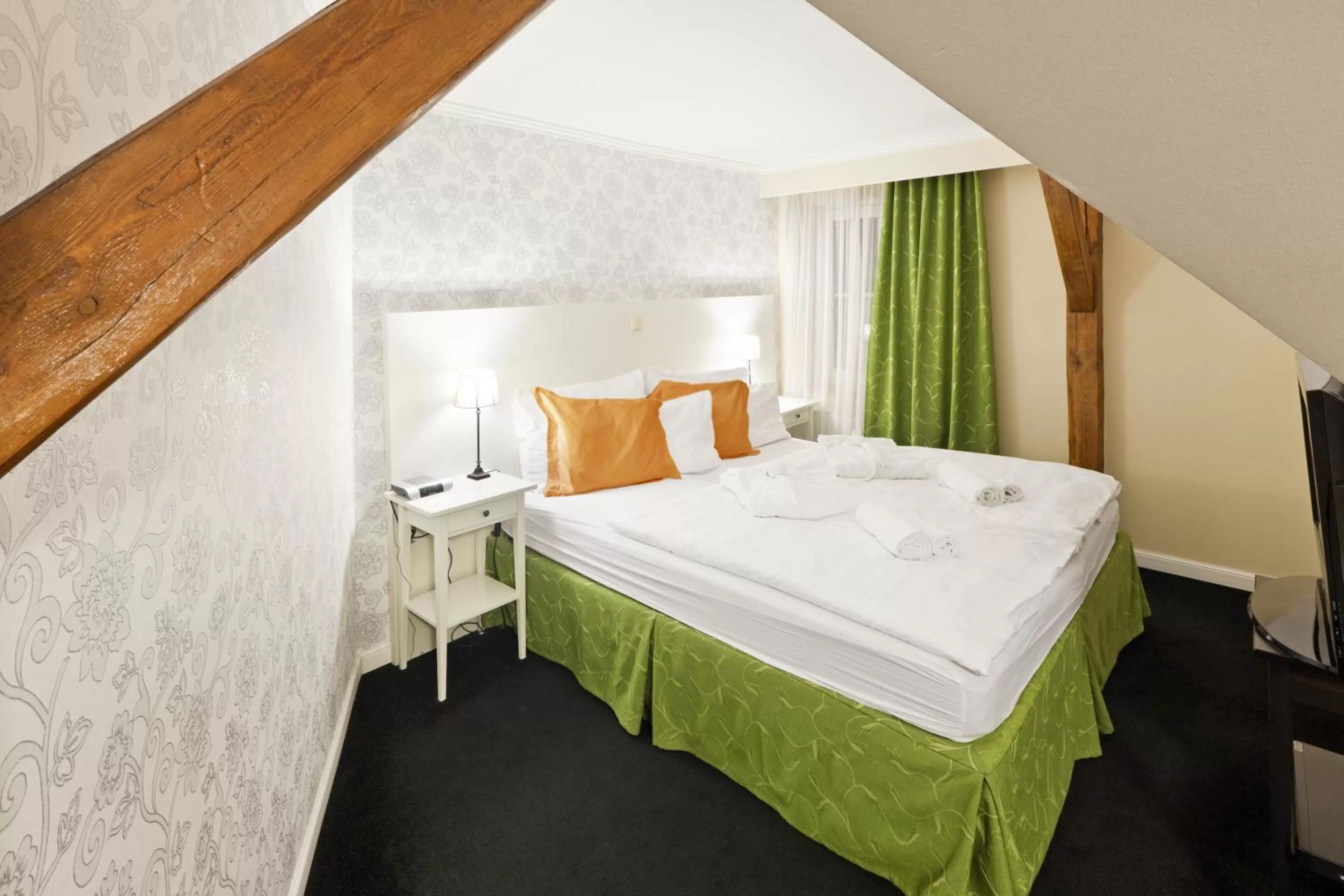 Bed in Pytloun Design Self Check-in Hotel