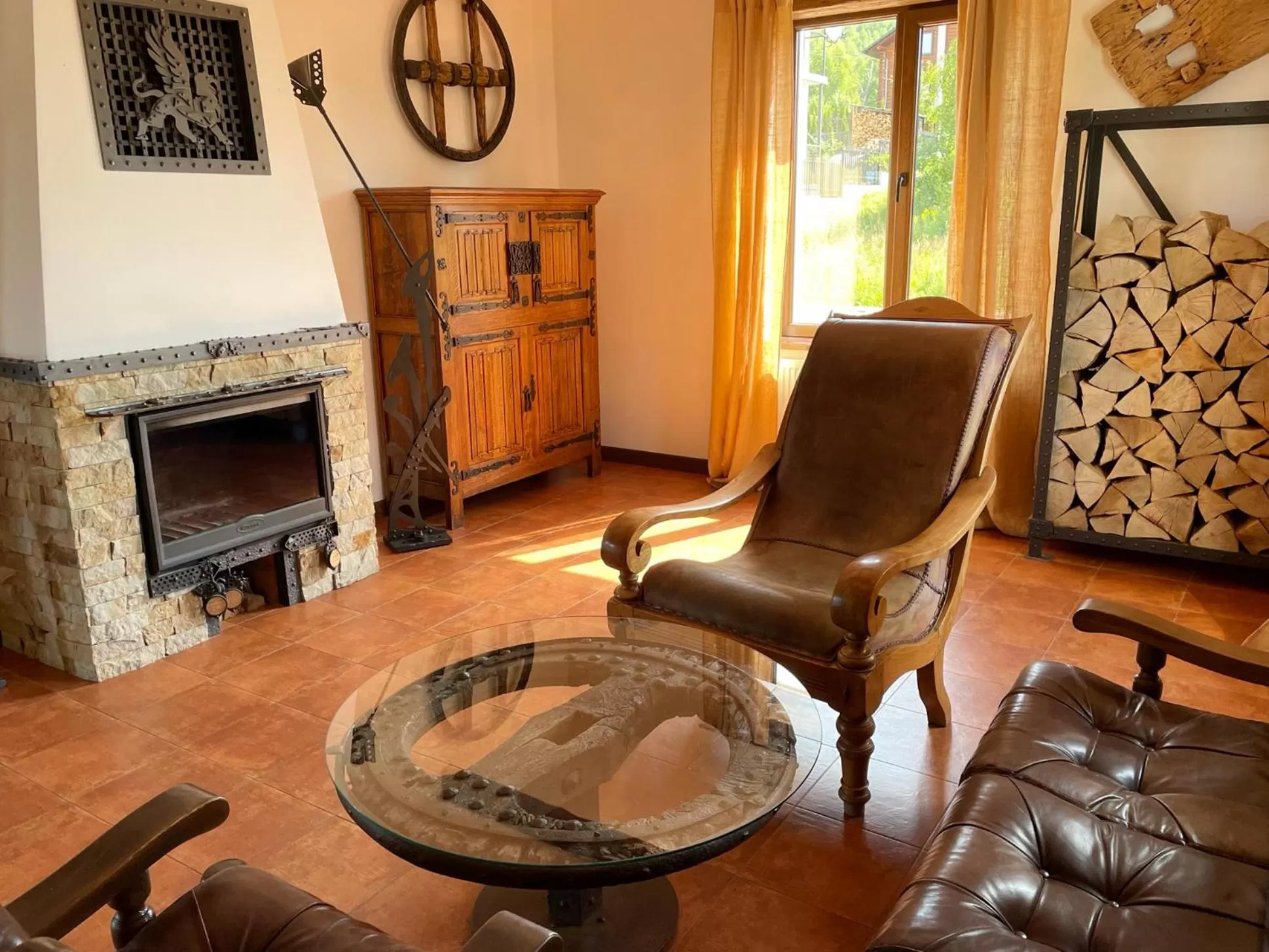 Living room in Villa Zoryany Dvir