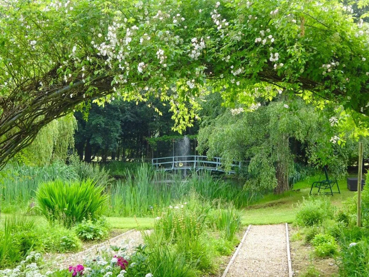 Garden in Passford House Hotel
