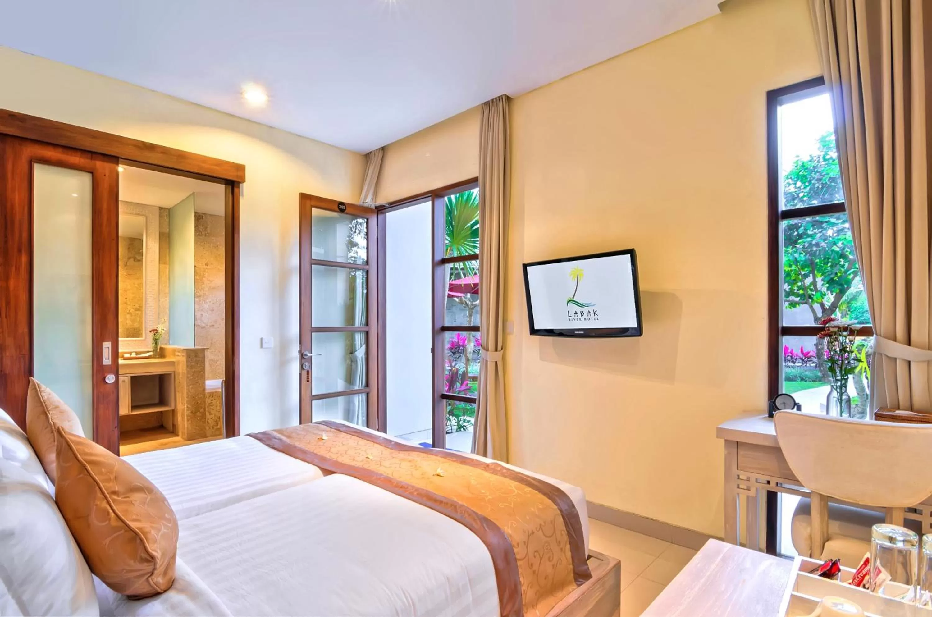 Toilet, Bed in Labak River Hotel by EPS