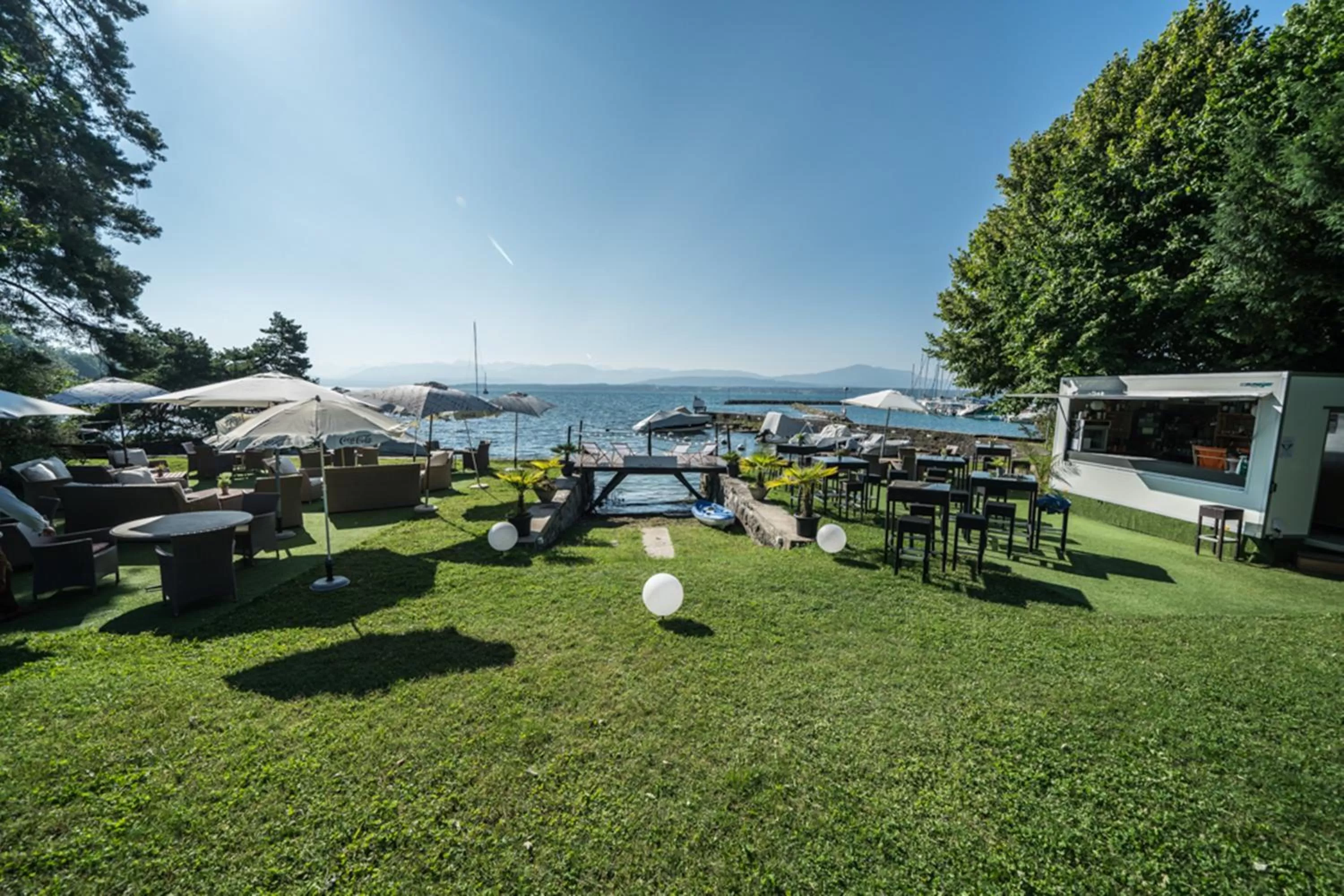 Lake view in Hotel La Barcarolle