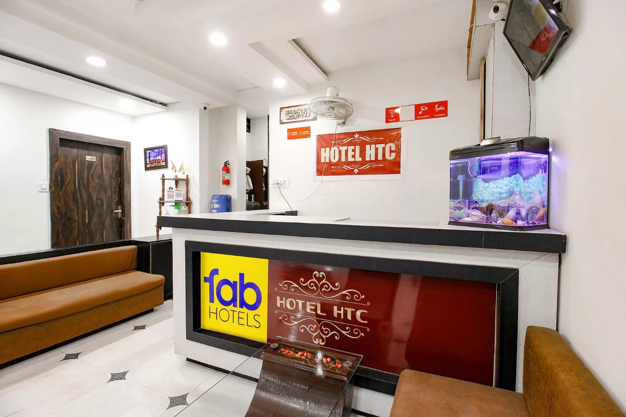 Lobby or reception in FabHotel HTC