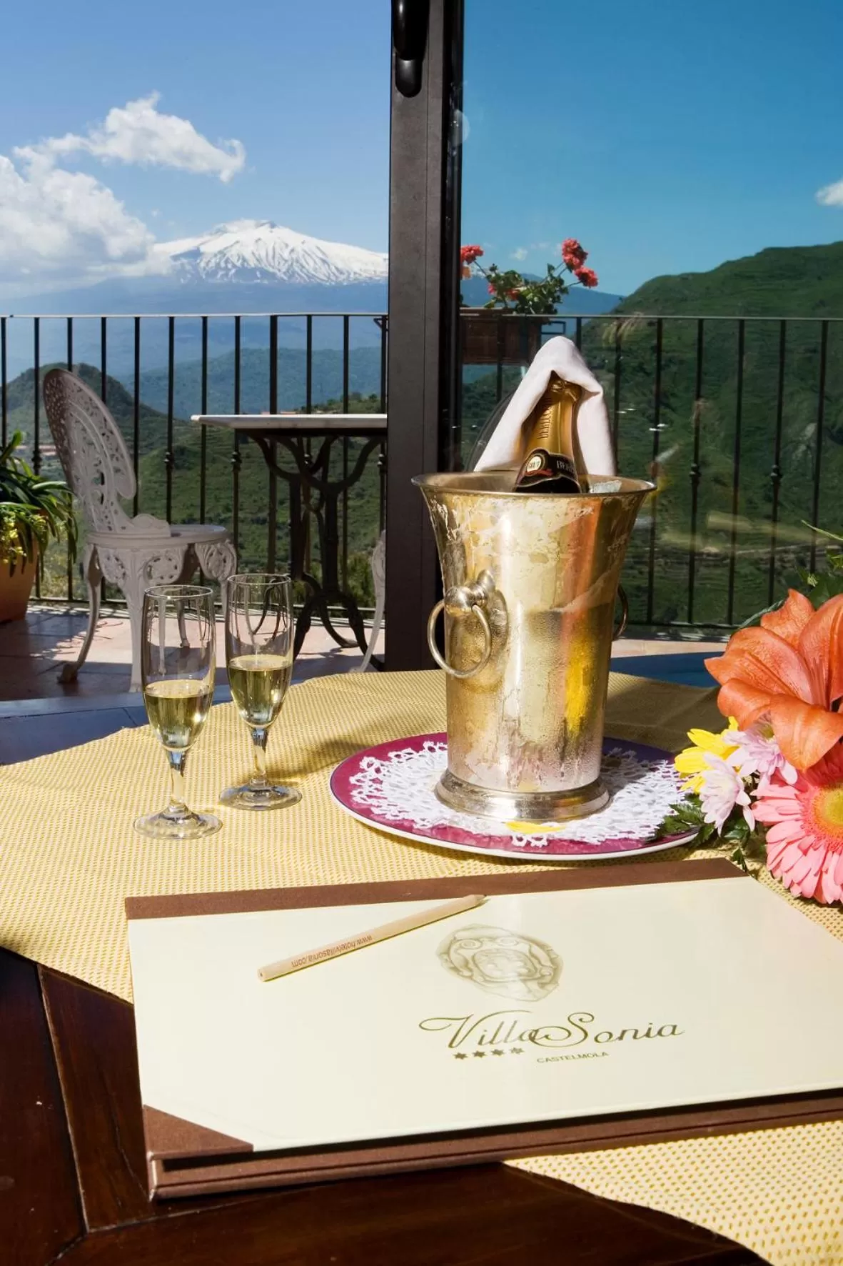 Decorative detail in Hotel Villa Sonia