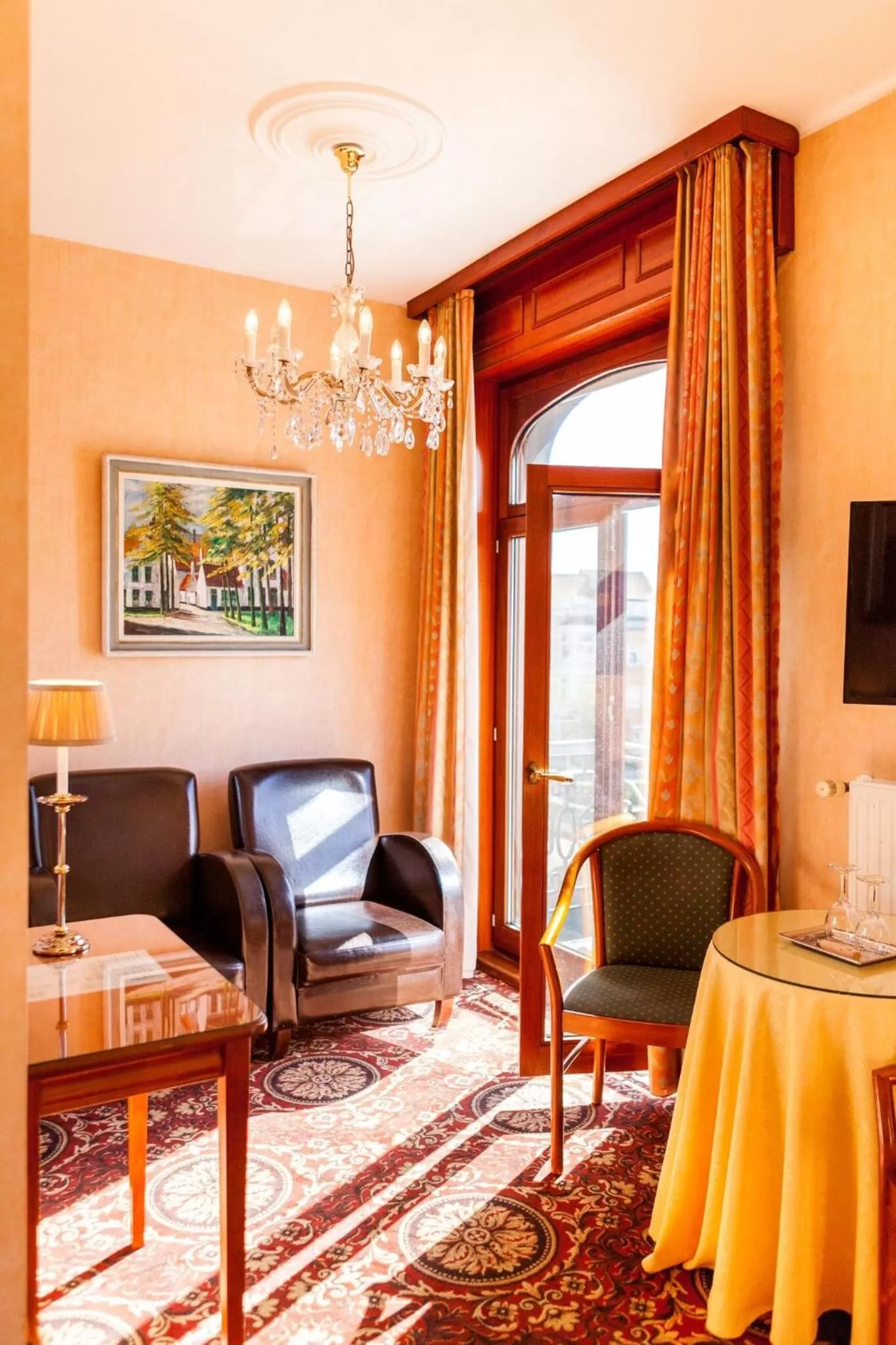 Seating area in Avenue Hotel by F-Hotels