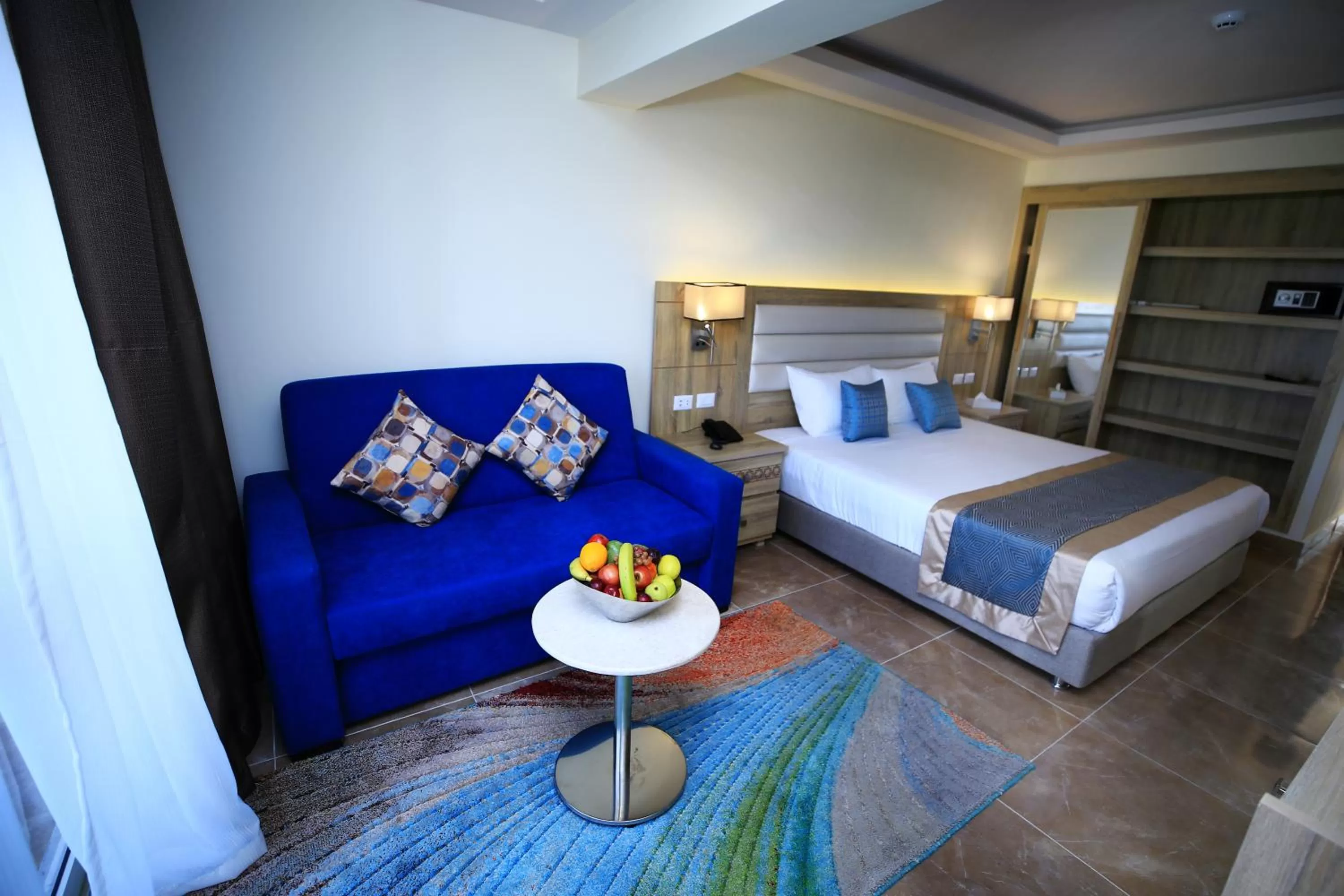 Bedroom, Bed in Beach Albatros Aqua Park - Hurghada