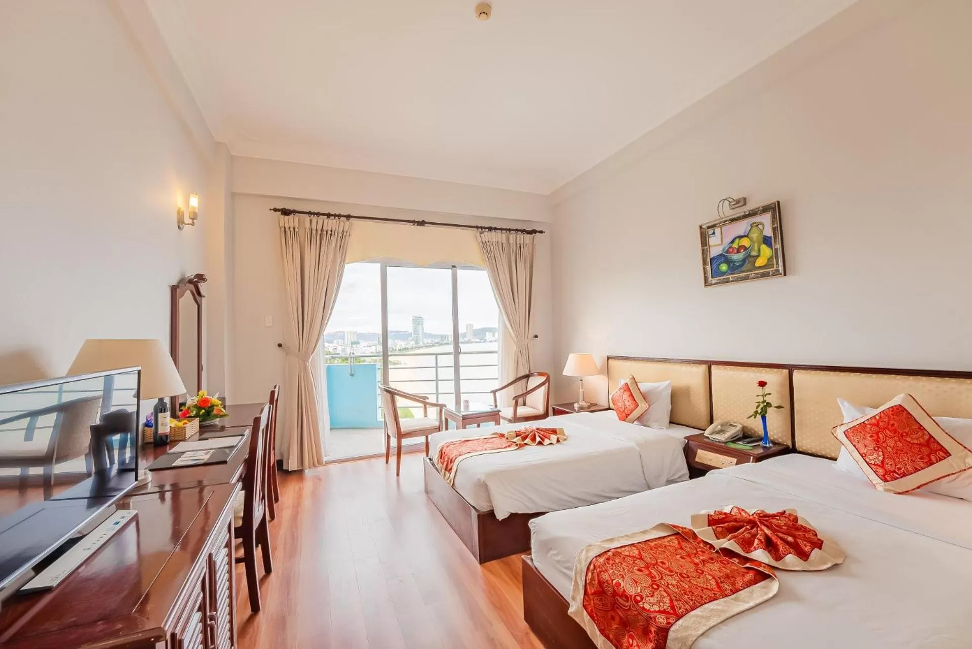 Bed in Seagull Hotel