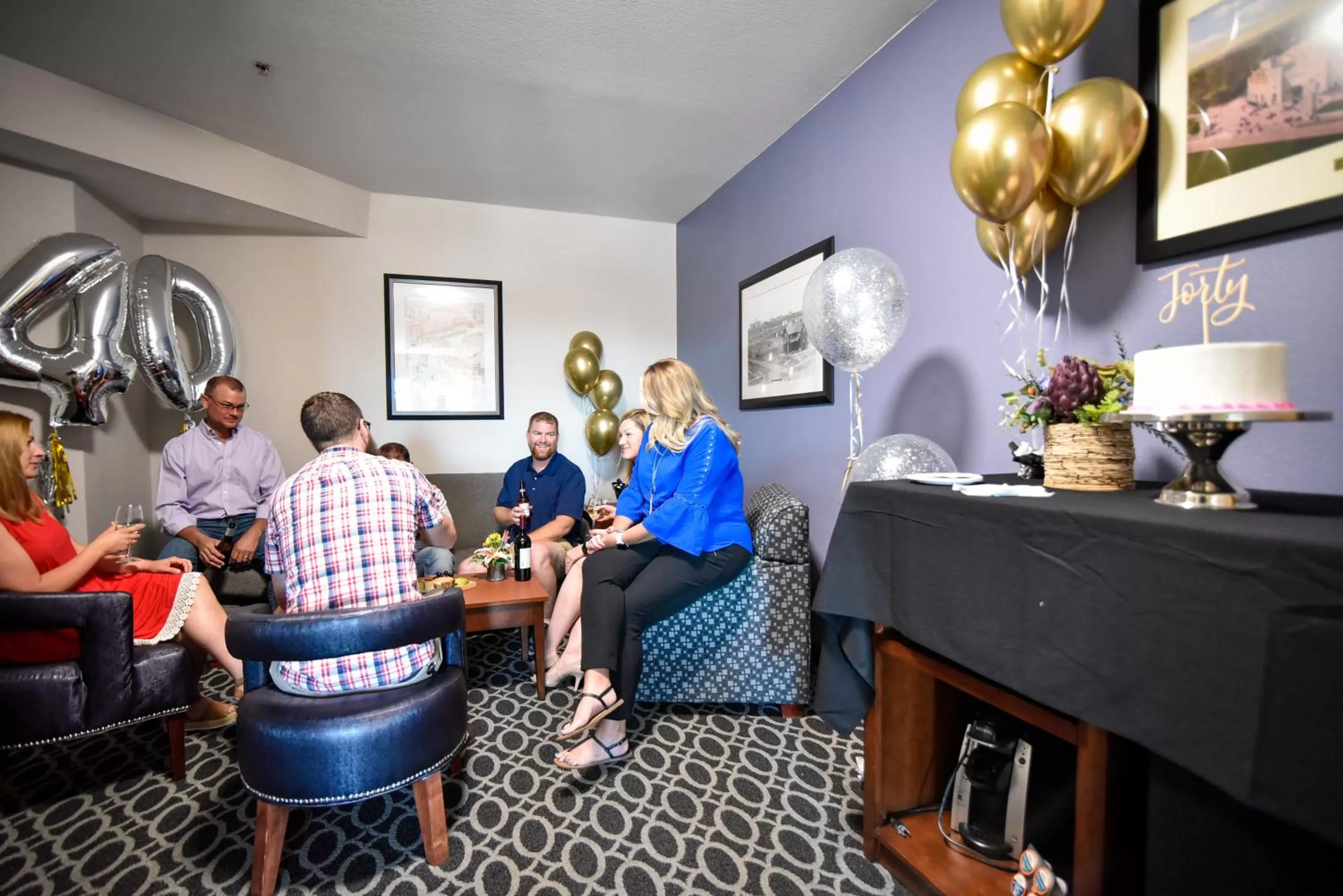 People in Bluemont Hotel