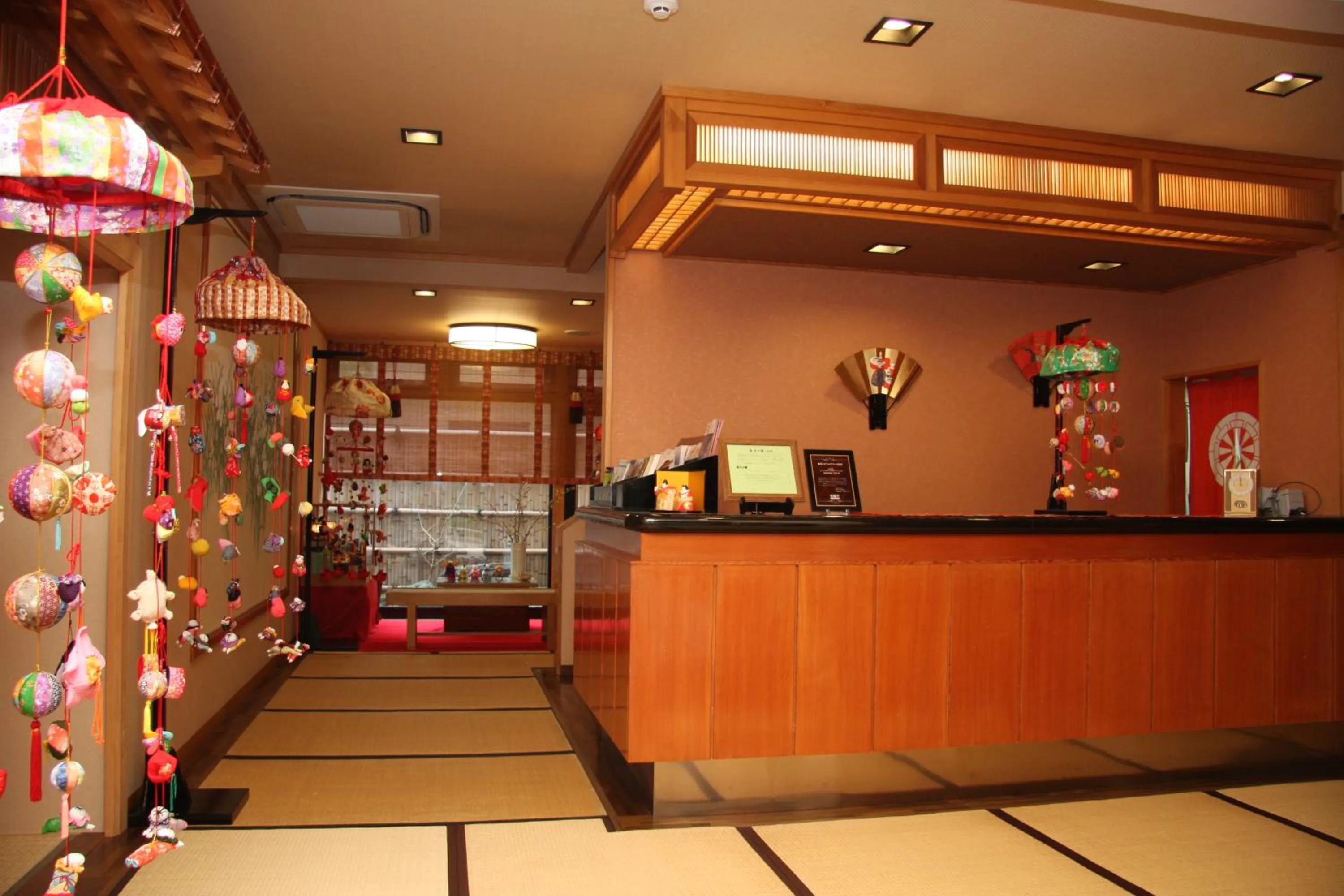 Lobby or reception in Ryokan Shinsen