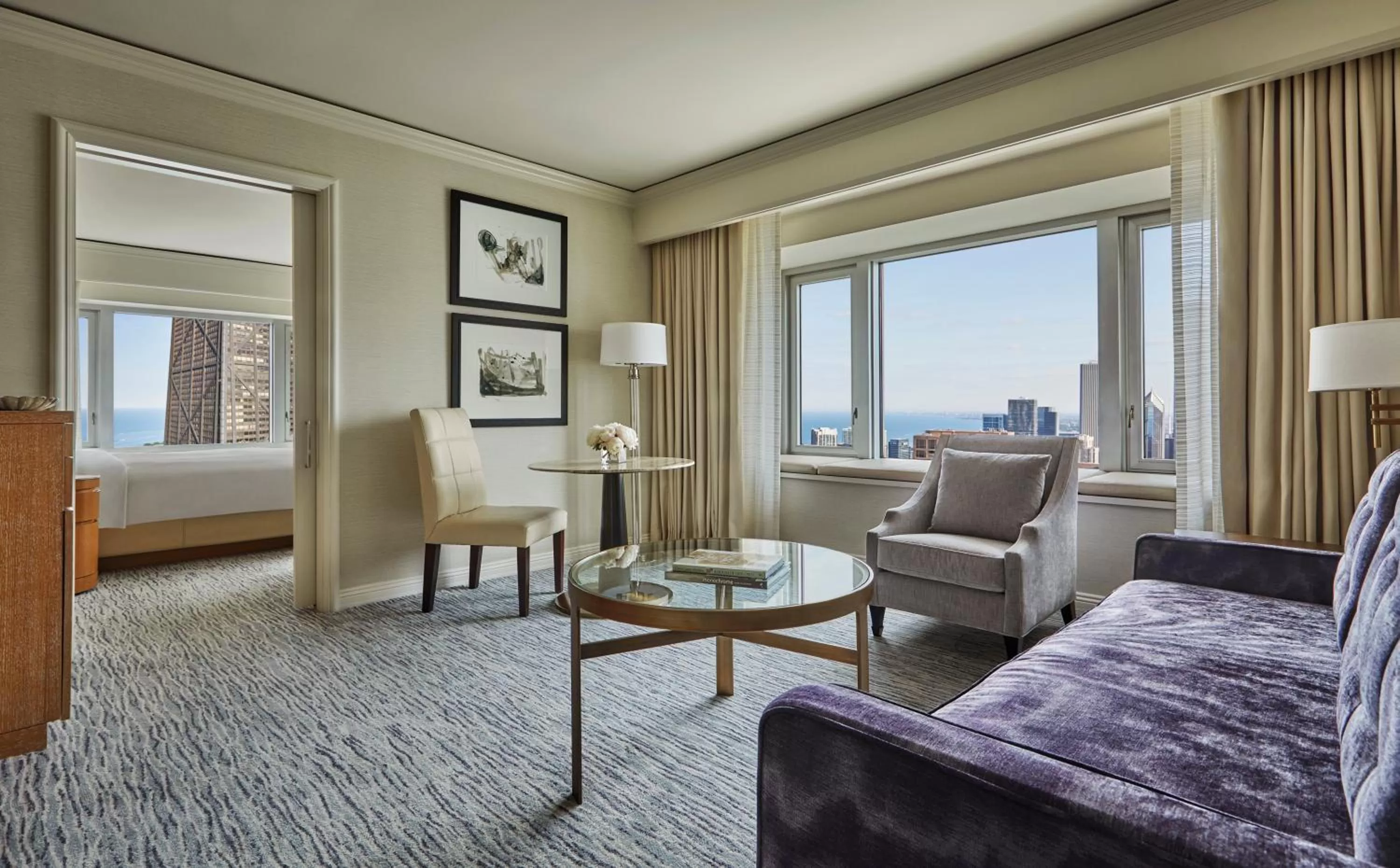 Living room in Four Seasons Chicago