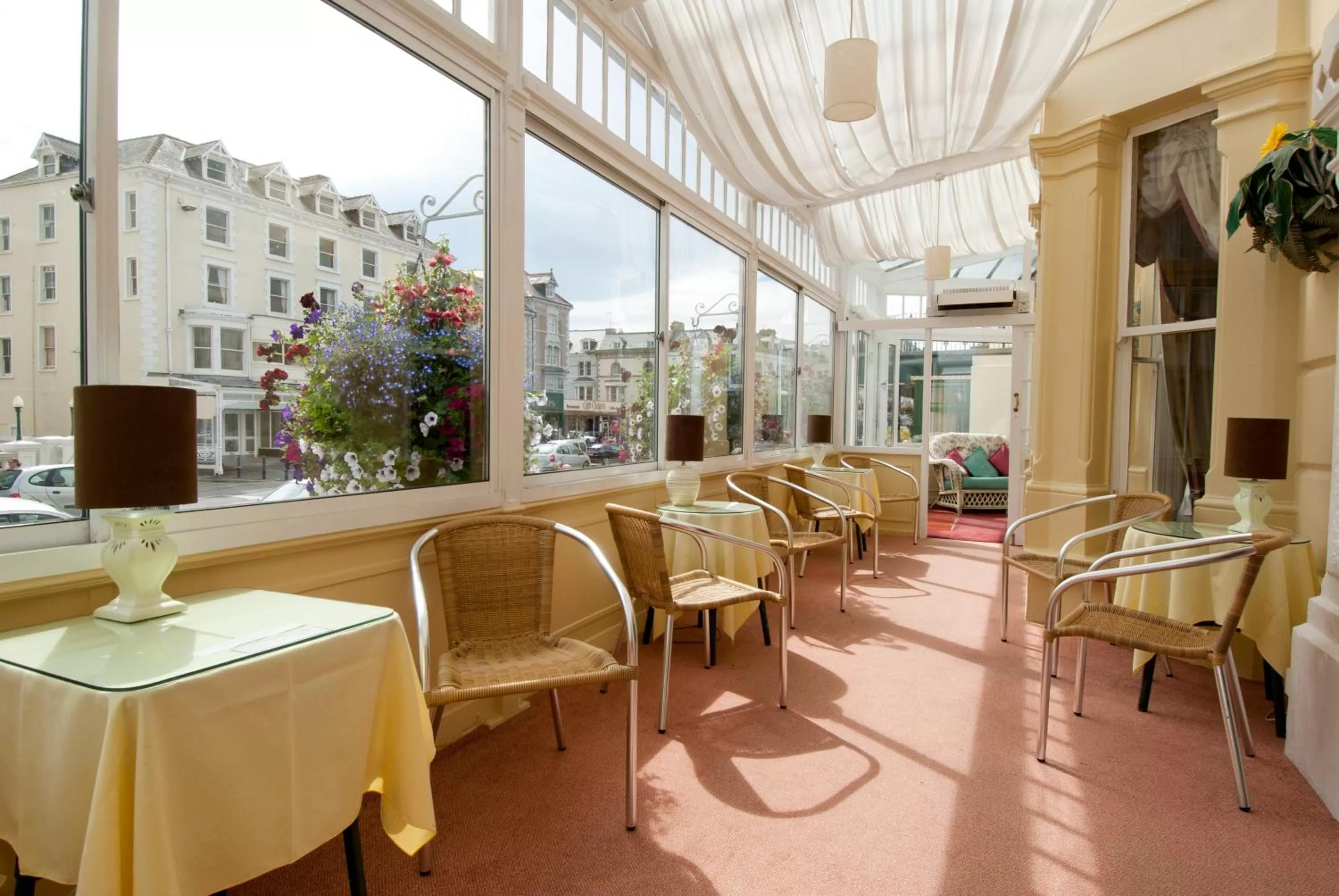 Seating area in White Heather Hotel