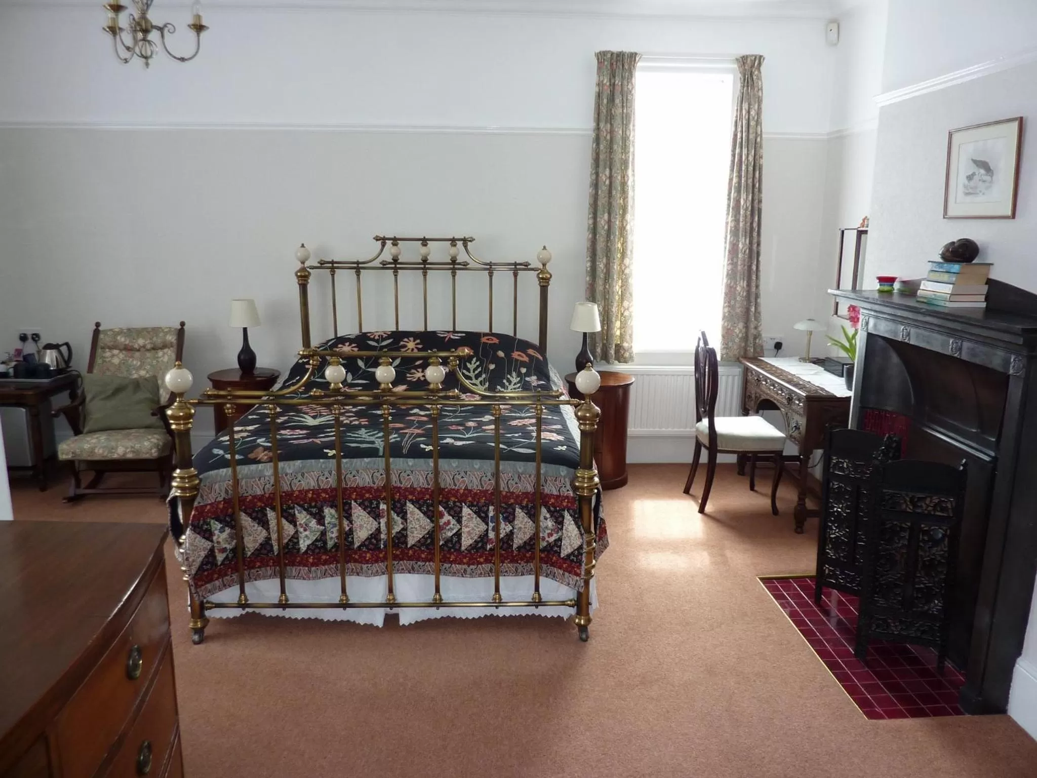 Bed in The Manse B&B