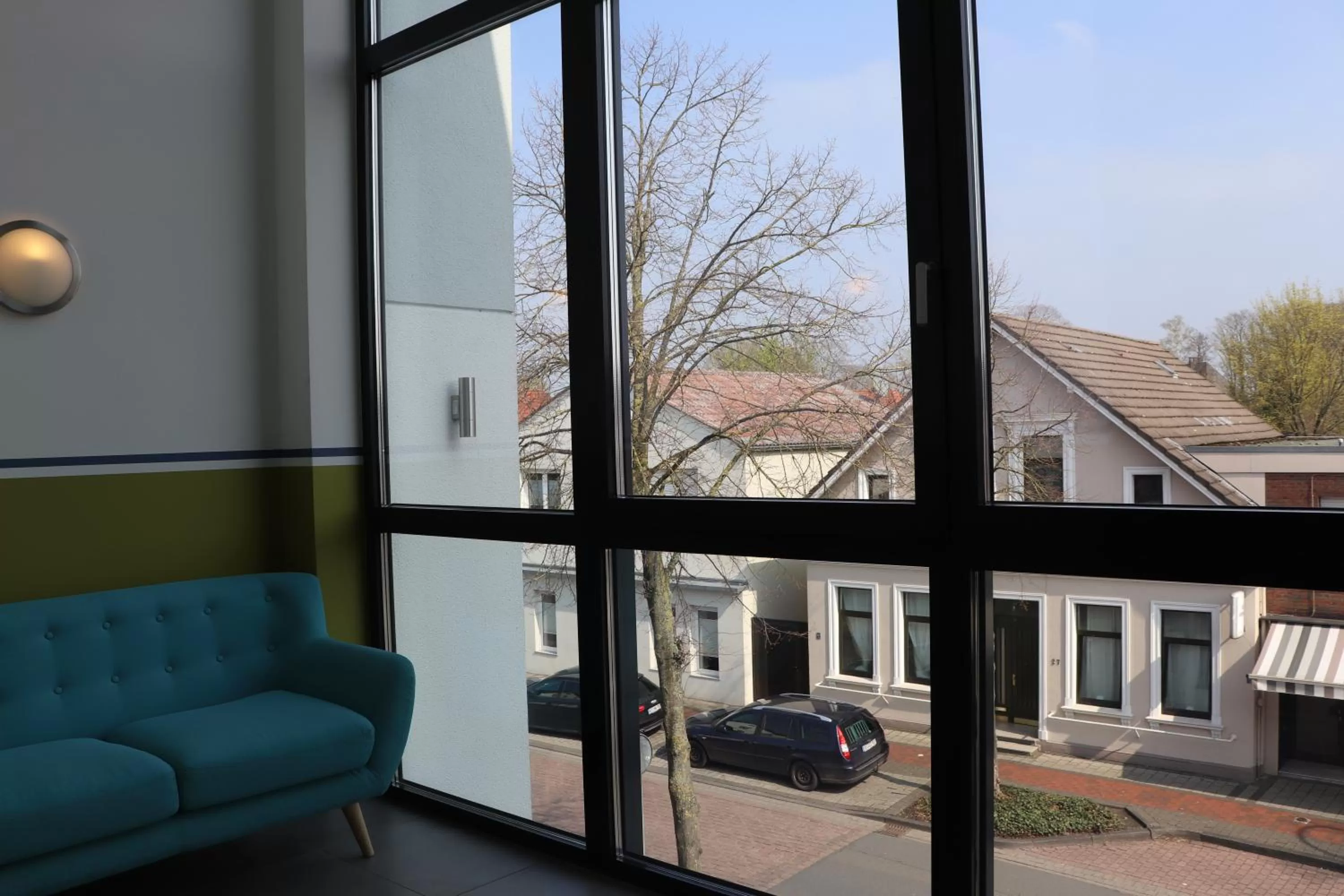 Lounge or bar in Hotel M24 - Alle Zimmer mit Küchenzeile