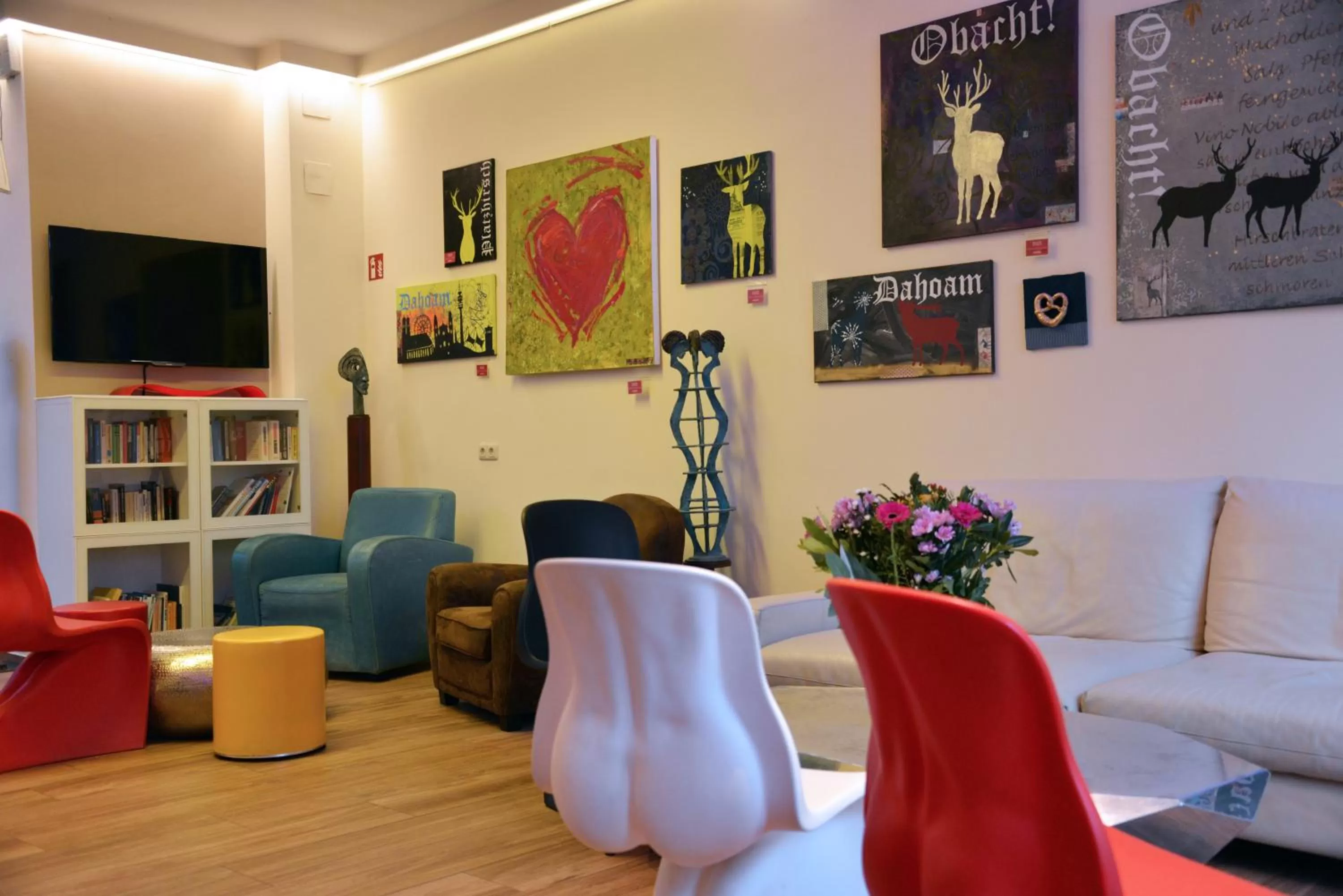 Library in Arthotel Munich