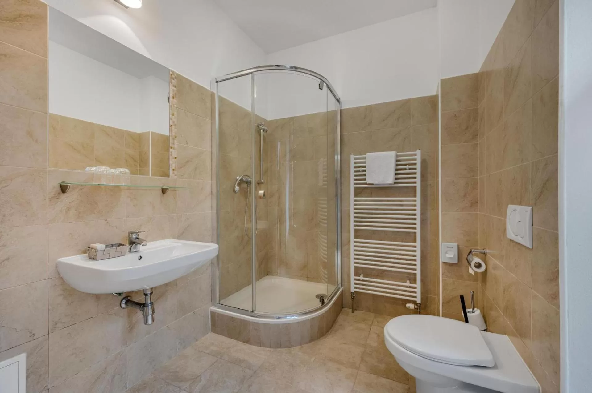 Bathroom in Garni Hotel VIRGO