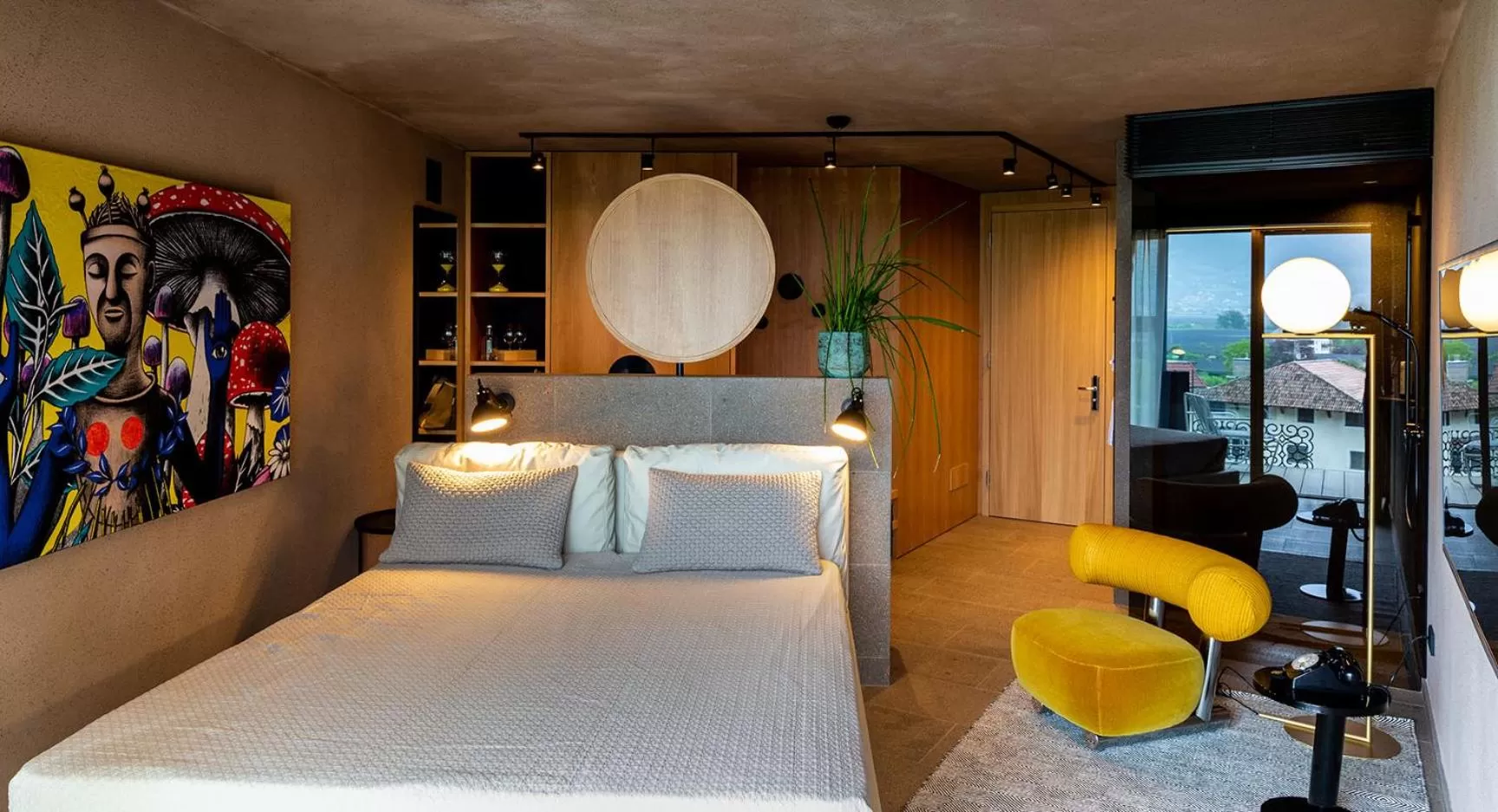 Bed in Hotel Muchele