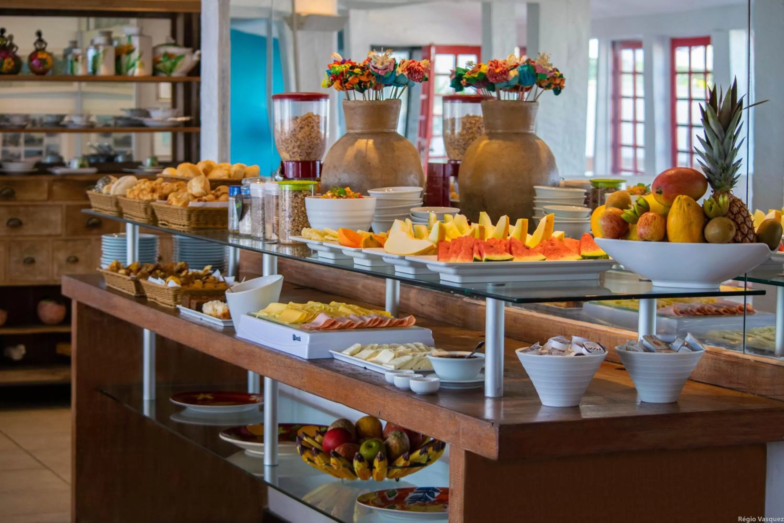 Food and drinks in Chez Pitu Praia Hotel