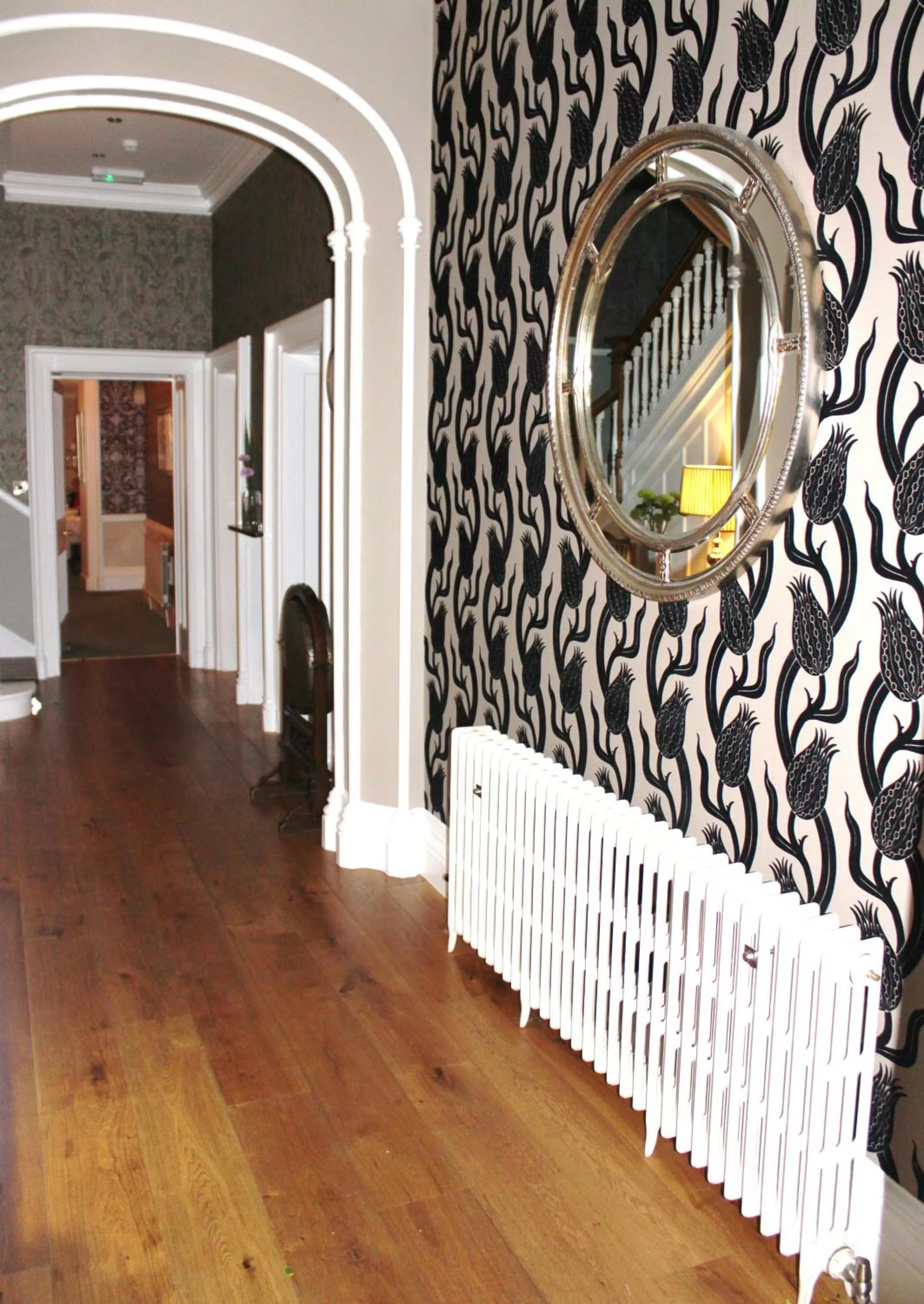 Decorative detail in Lyzzick Hall Hotel