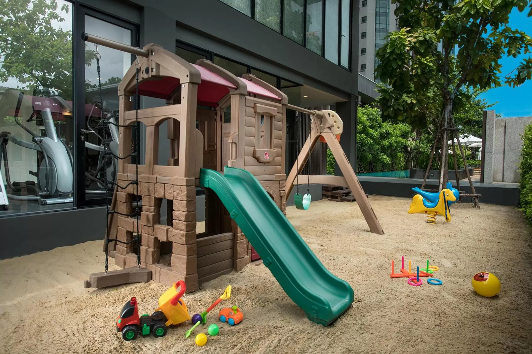 Children play ground in Somerset Ekamai Bangkok