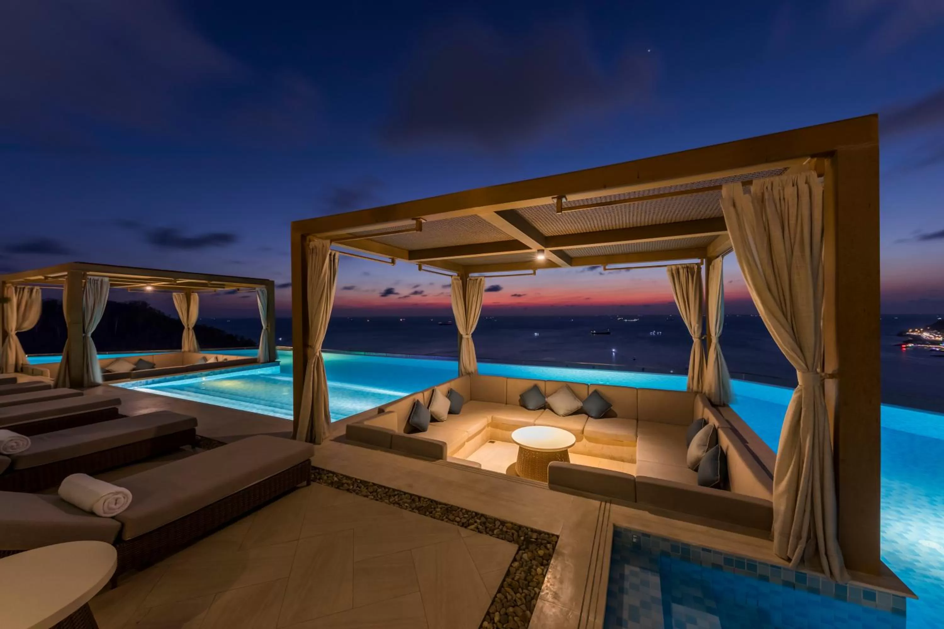 Swimming pool in Fusion Suites Vung Tau